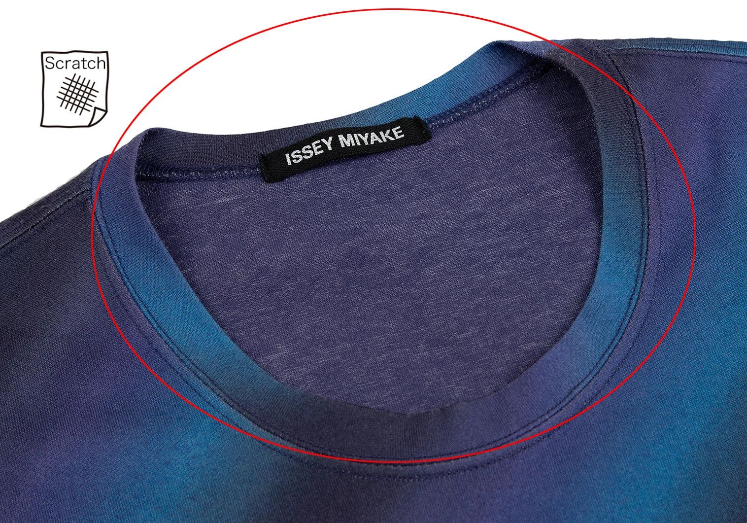 Issey Miyake Gradient Bias Stripe T-Shirt in Blue Size US XL / EU 56 / 4 - 5 Thumbnail