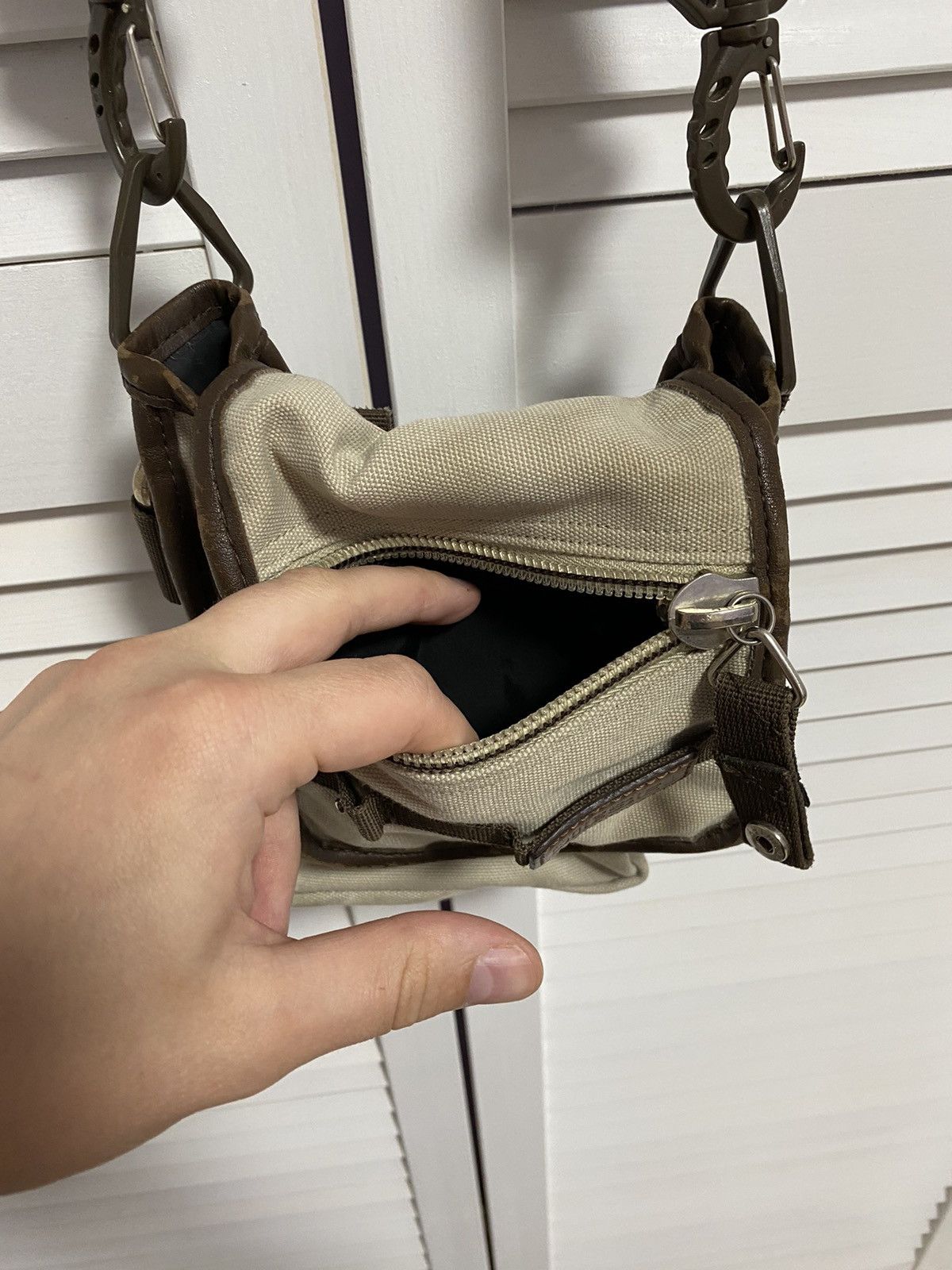 Diesel Vintage Bag Messenger DIESEL Metal Multi Pocket Cargo Y2K Size ONE SIZE - 8 Thumbnail