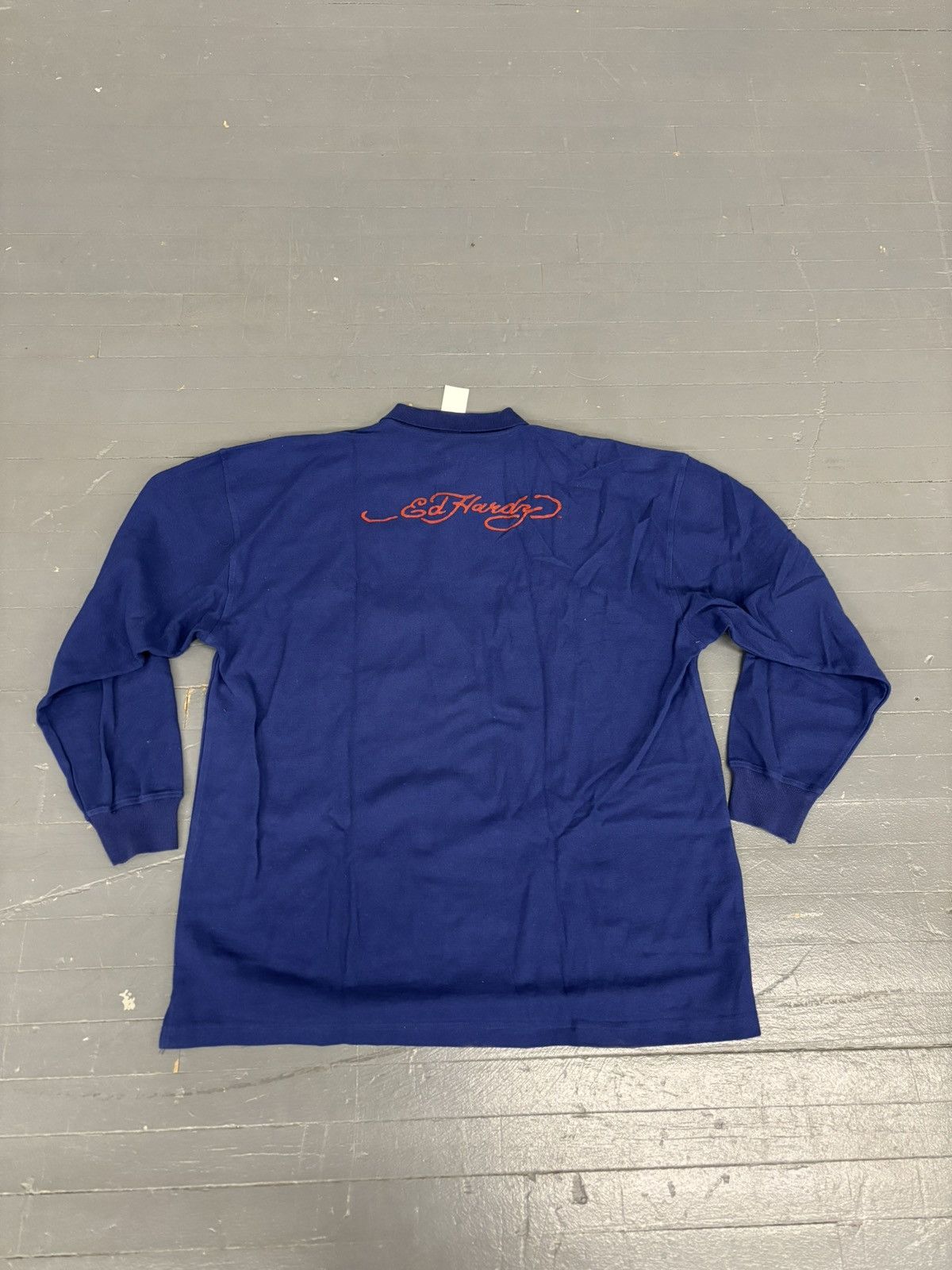 Affliction × Christian Audigier × Ed Hardy Y2K Ed Hardy Polo Longsleeve shirt Size US XXL / EU 58 / 5 - 2 Thumbnail