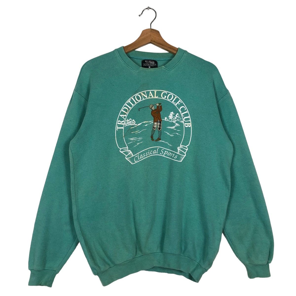 Hysteric Glamour 🔥90’s Vintage Traditional Golf Club Big Logo Sweatshirt Size US M / EU 48-50 / 2 - 2 Thumbnail