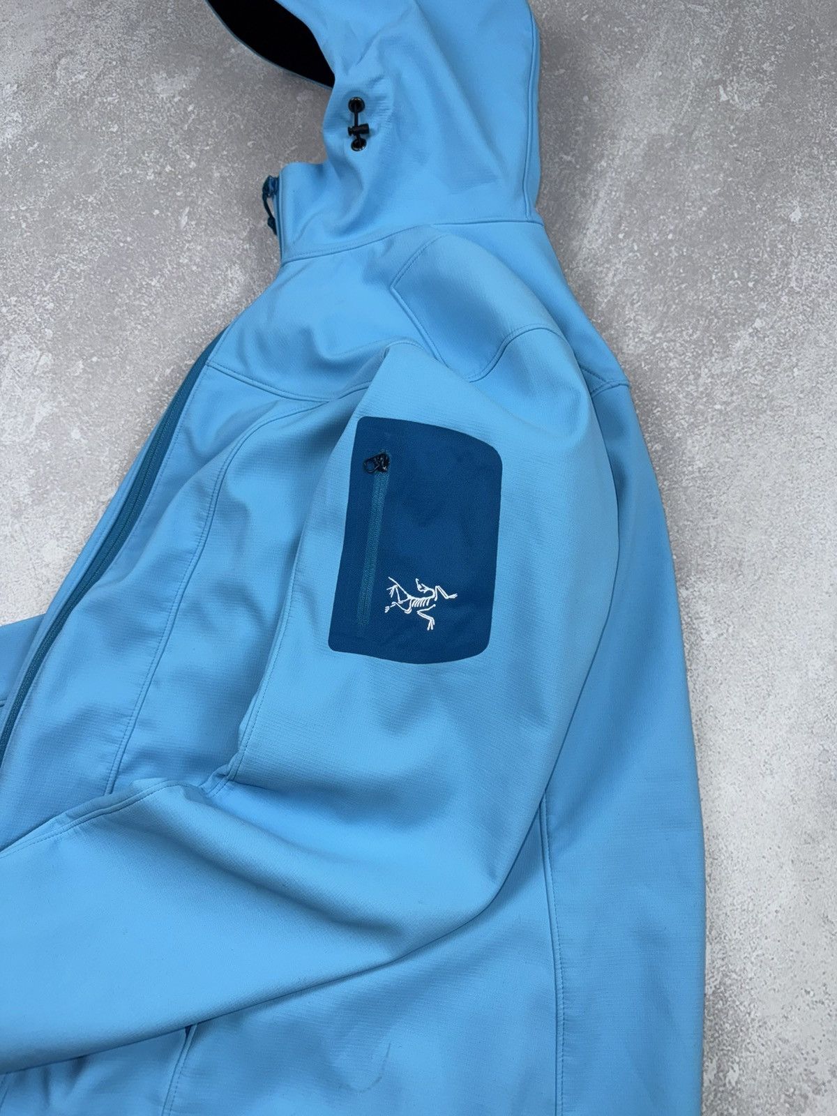 Arc'teryx Vintage Arcteryx Gamma MX Hooded Blue Shell Outdoor Jacket Size S / US 4 / IT 40 - 4 Thumbnail