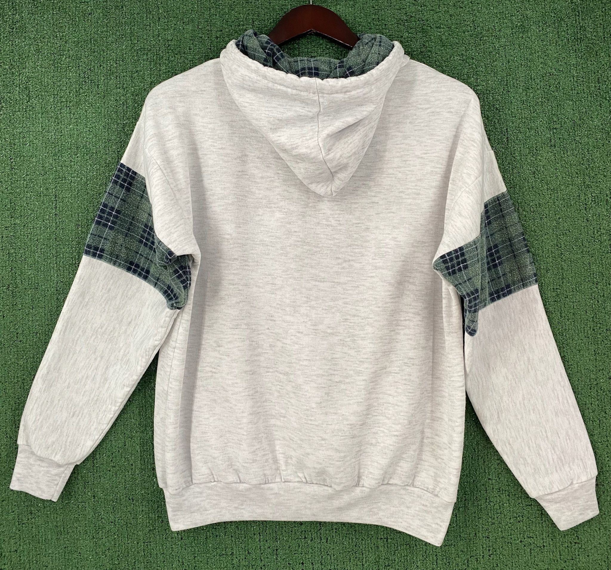 Vintage 90’s San Francisco California Grey & Plaid Hoodie Large Size US L / EU 52-54 / 3 - 4 Thumbnail