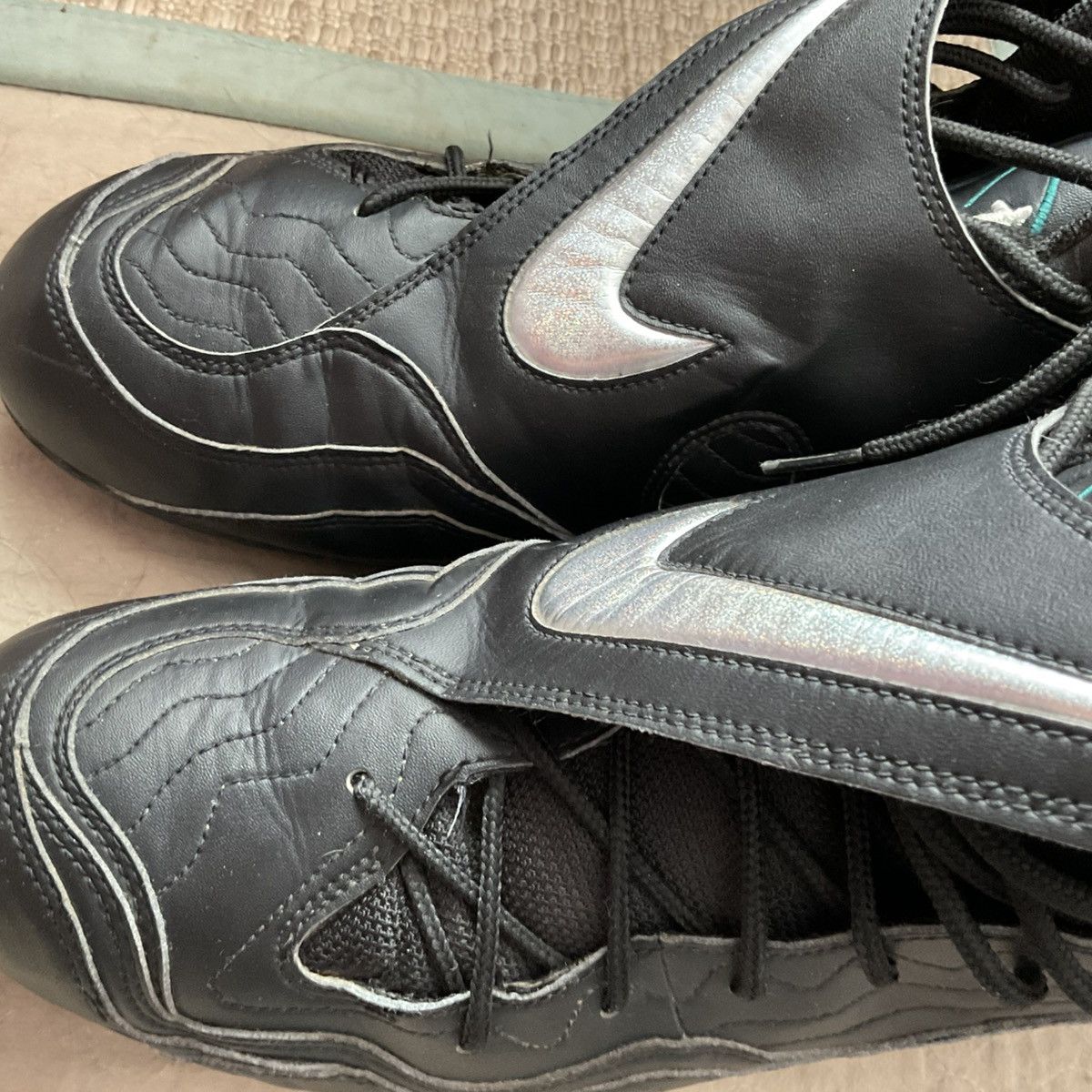 Nike 1997 Nike Air Metal Max Turf Black Silver 115081-011 Size 15 Size US 15 / EU 48 - 3 Thumbnail