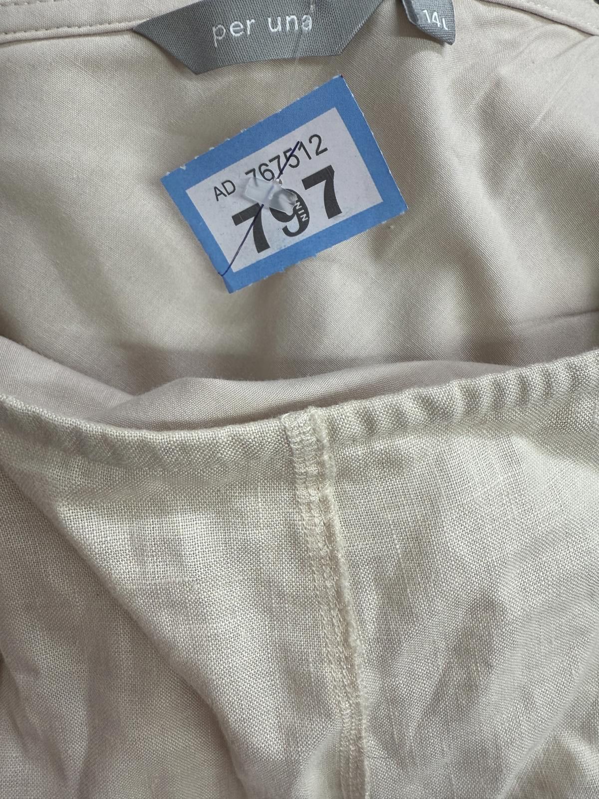 Other Beige Long Skirt with Crochet Detail Size 14 Size 32" / US 10 / IT 46 - 3 Thumbnail