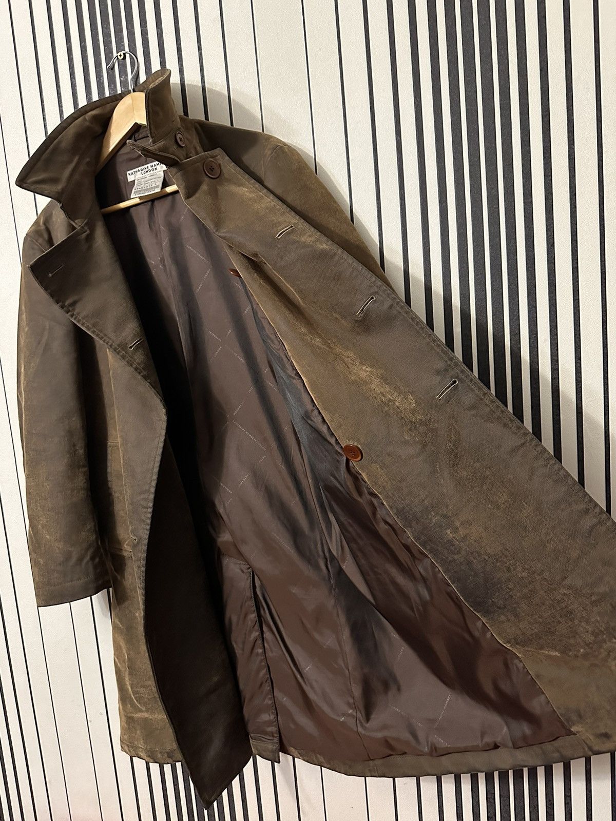 Vintage 1990’s Katharine Hamnett Vintage “Iridescent” Coat/Jacket Size US L / EU 52-54 / 3 - 10 Thumbnail