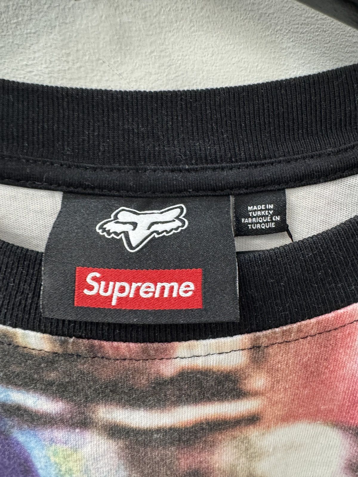 Fox Racing × Supreme Supreme Fox Racing Graphic Long Sleeve Shirt Size US M / EU 48-50 / 2 - 3 Thumbnail