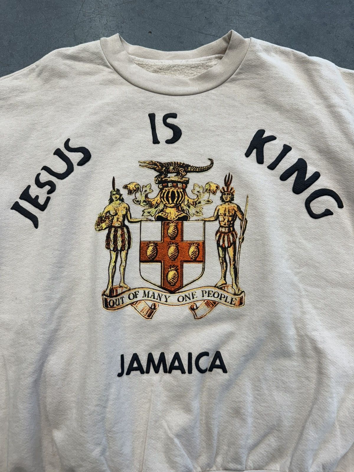 Cactus Plant Flea Market × Kanye West CPFM Kanye West Jesus Is King Jamaica Crewneck Size US L / EU 52-54 / 3 - 5 Thumbnail