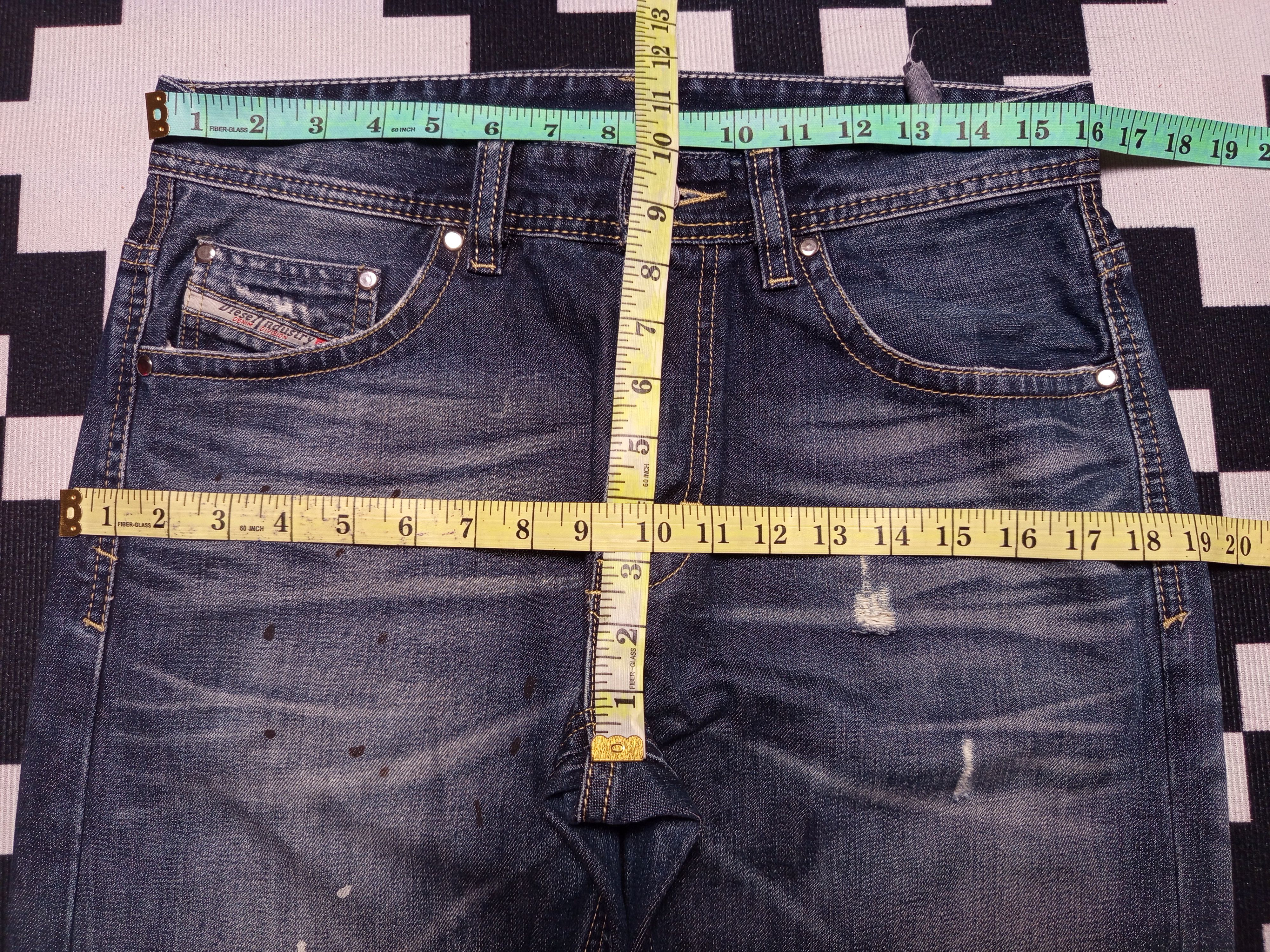 Diesel Distressed Diesel Painting Denim Size US 32 / EU 48 - 10 Thumbnail