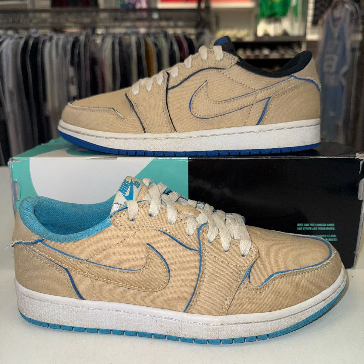 Size 7 - Nike SB Air Jordan 1 Low Desert Ore CJ7891-200