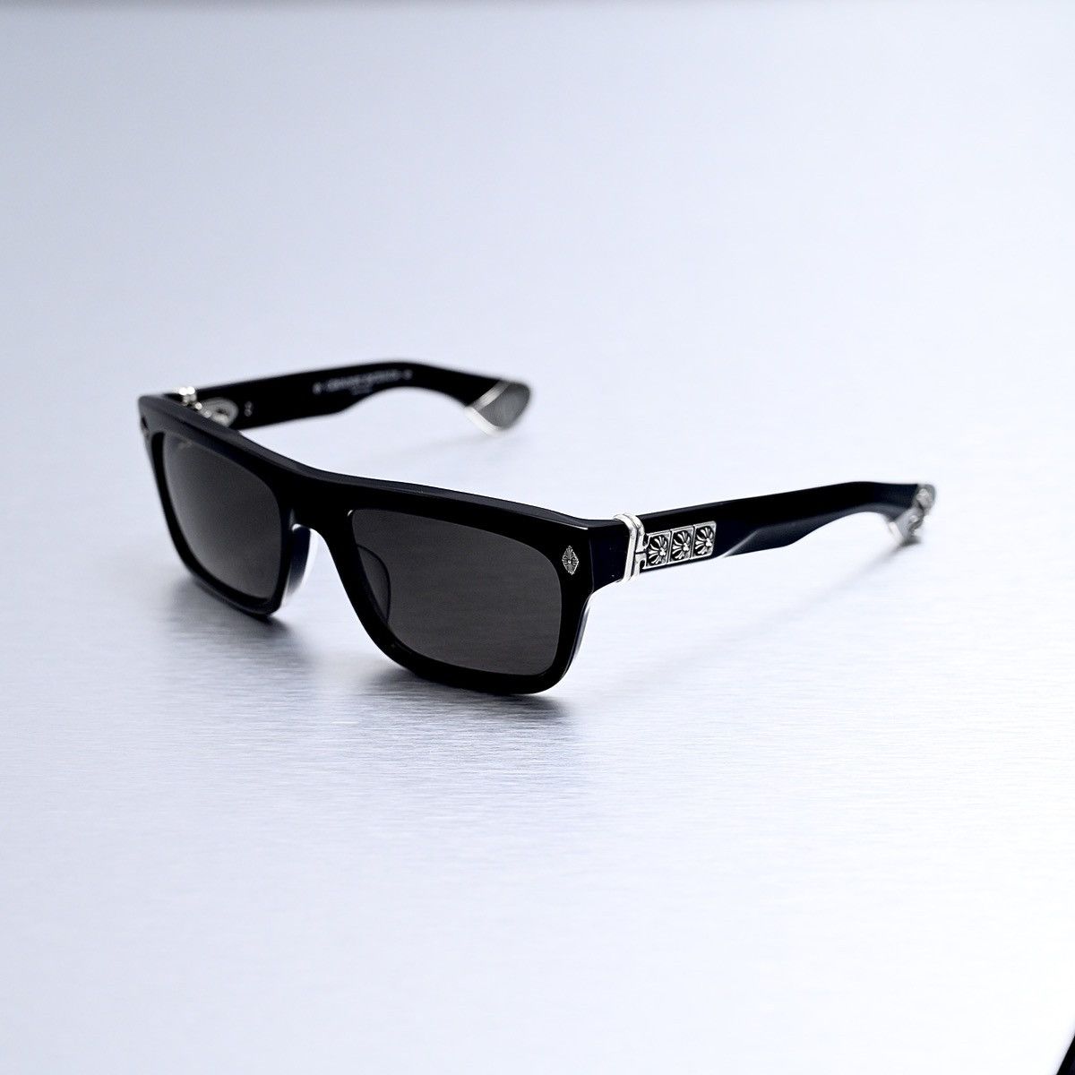 Chrome Hearts CHROME HEARTS SLUSS BUSSIN II BLACK SUNGLASSES Size ONE SIZE - 1 Thumbnail