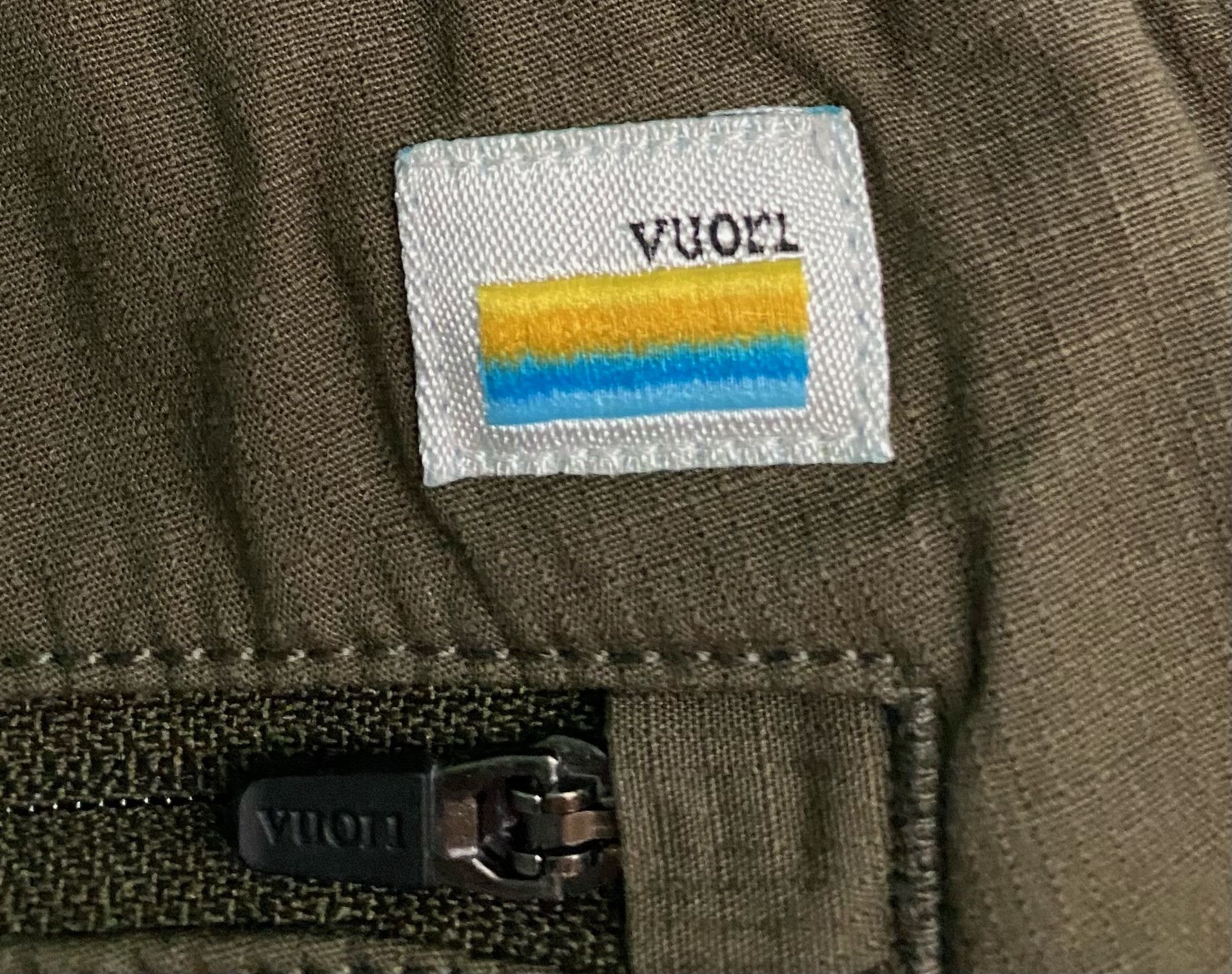 Vuori Vuori Ripstop Organic Cotton Blend Olive Green Shorts XL Size US 38 / EU 54 - 5 Thumbnail