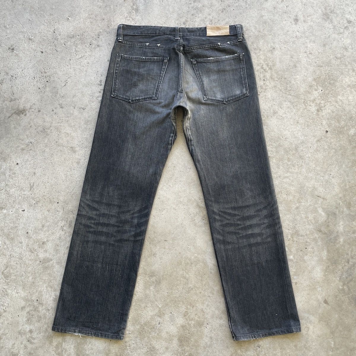 Japanese Brand Vintage Japanese Black Faded Denim Jeans Pants W33x30 Size US 33 - 12 Thumbnail