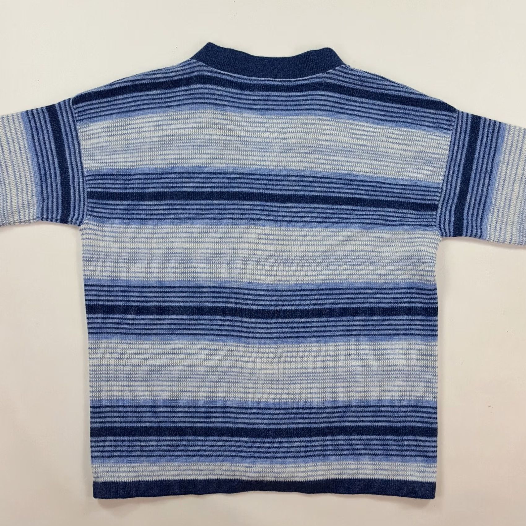 Vintage VINTAGE Sweet Tree Cardigan Sweater Womens Large Blue Striped Knit Button 80s 90s Retro Casual Fall Winter USA Shirt? Size L / US 10 / IT 46 - 4 Thumbnail