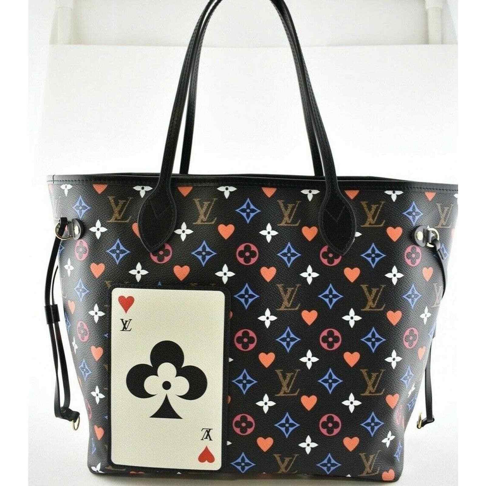 Louis Vuitton Louis Vuitton Black Red Heart Tote Top Handle Shoulder Bag Size ONE SIZE - 4 Thumbnail