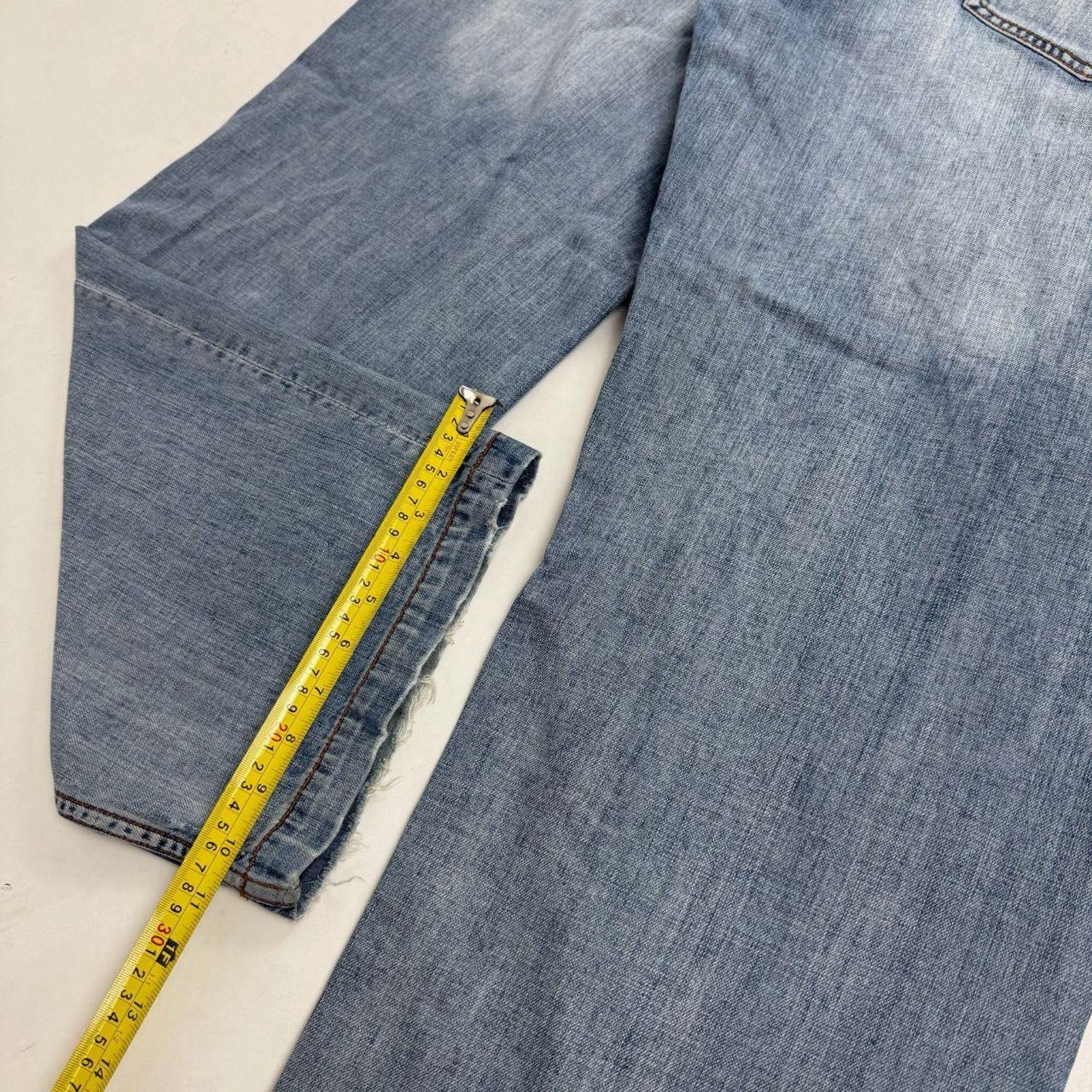 Japanese Brand × Pepe Jeans × Vintage Vintage y2k archive pepe stonewash baggy skater grunge jeans Size US 36 / EU 52 - 4 Thumbnail