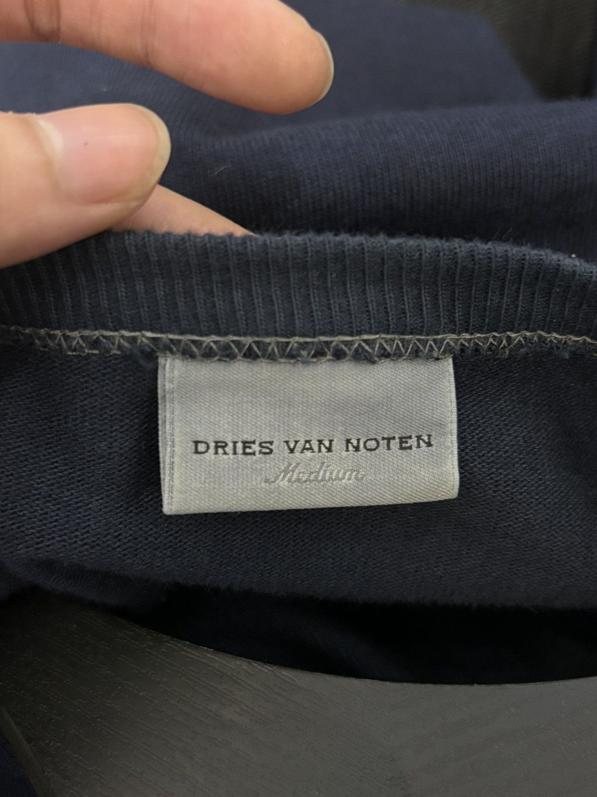 Dries Van Noten Dries Van Noten | Blue Velvet Asymmetric Zipper Jacket Size US M / EU 48-50 / 2 - 7 Thumbnail