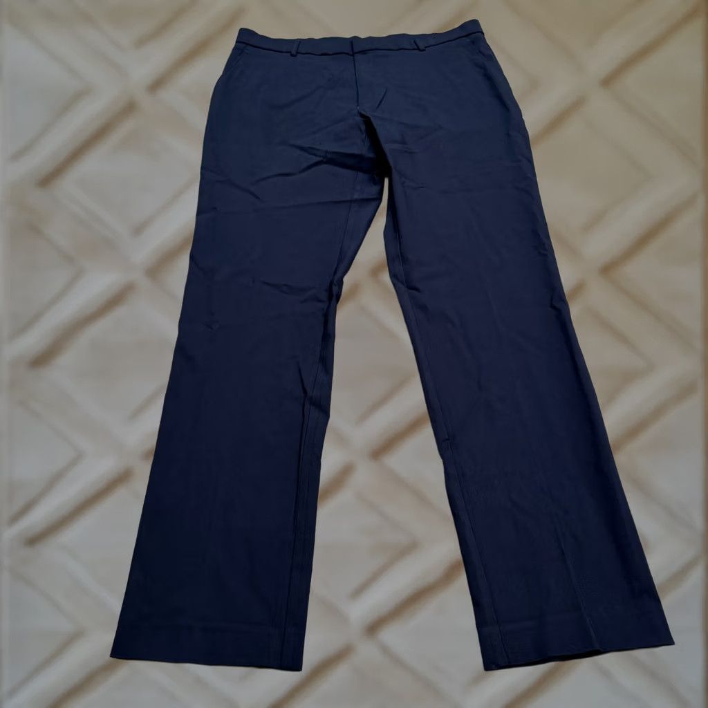 Tommy Hilfiger Tommy Hilfiger TH Flex Modern Fit Performance Chino Pants Mens 34 Navy Blue Slim Straight Mens Size US 34 / EU 50 - 1 Thumbnail