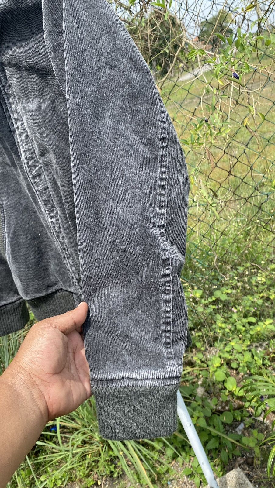Vintage Black Dog Corduroy Pigment Dyeing Jacket Size US L / EU 52-54 / 3 - 5 Thumbnail