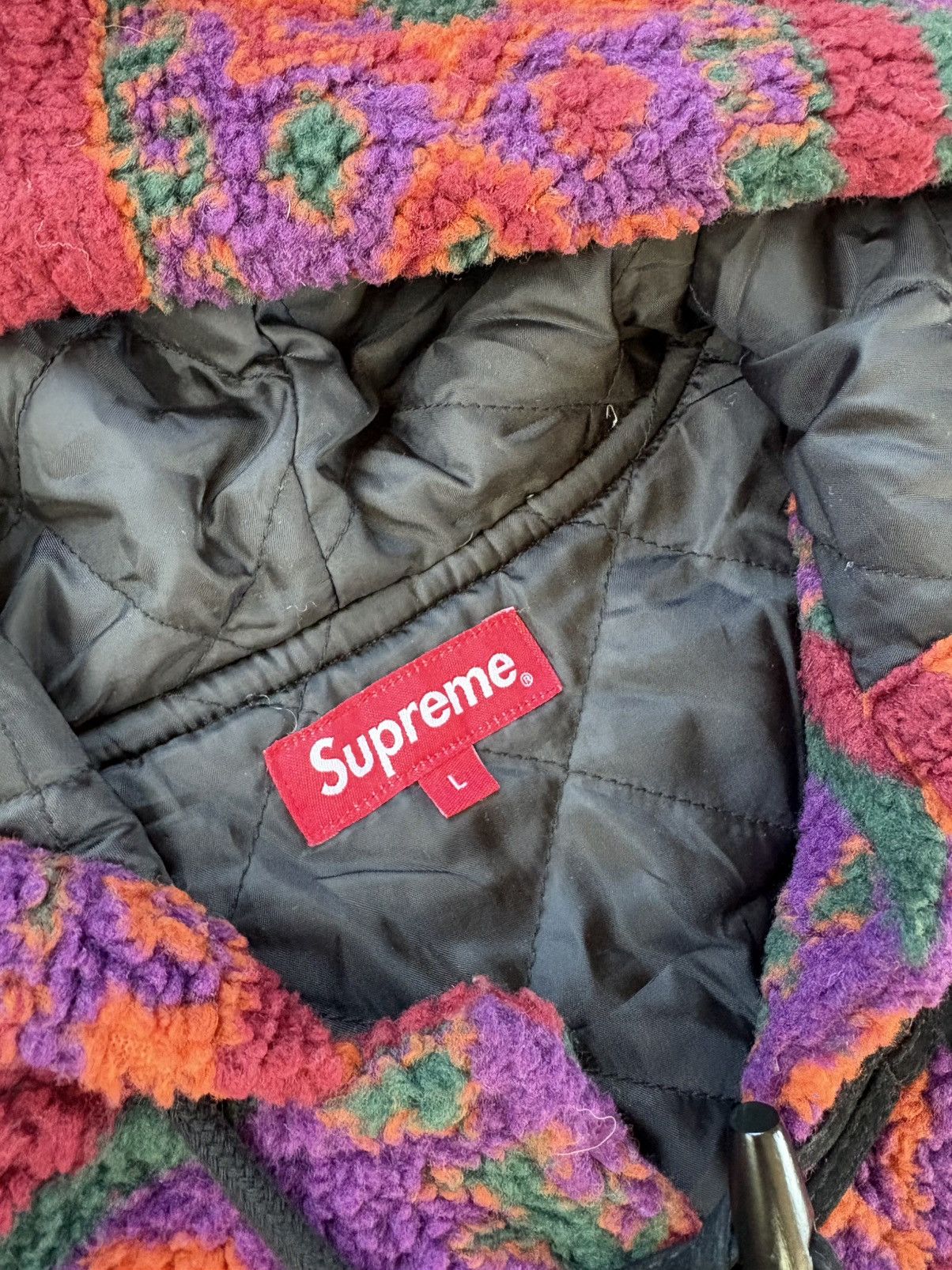 Supreme Supreme Sherpa Toggle Jacket SS16 Size US L / EU 52-54 / 3 - 4 Thumbnail