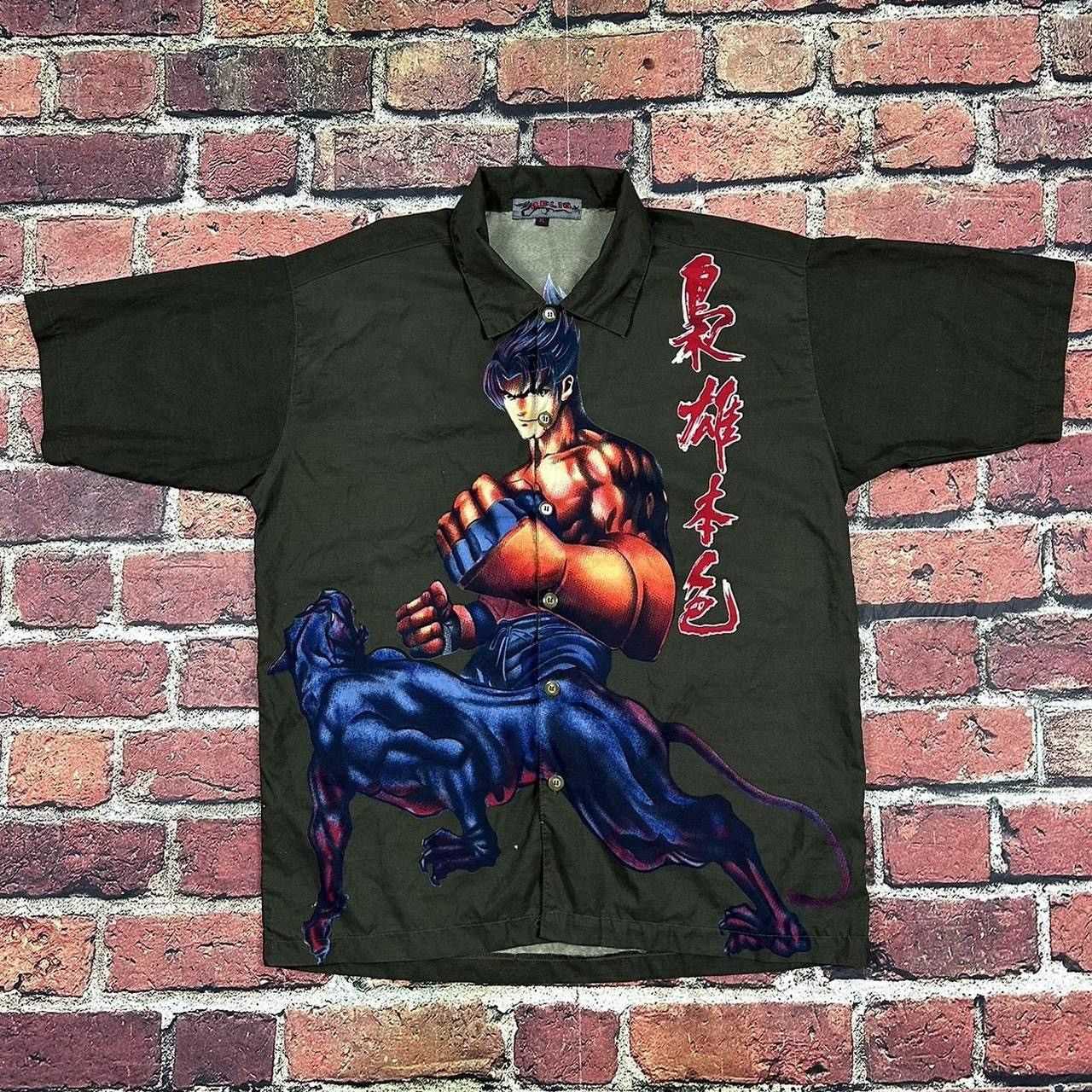 Dragonfly Y2K Reliq Japanese Anime Black Panther Short Sleeve Shirt Size US XL / EU 56 / 4 - 1 Thumbnail