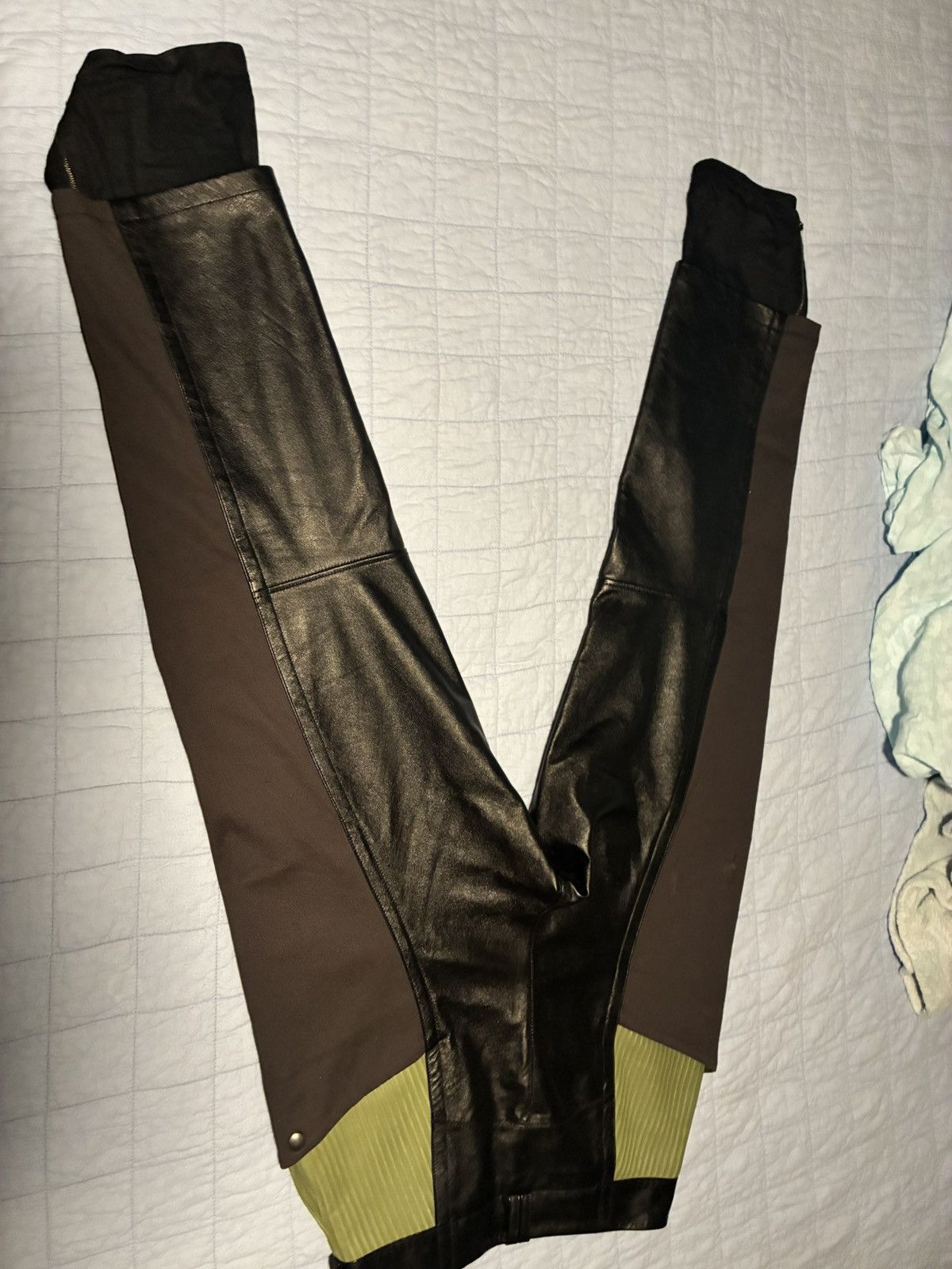 Ecco × Kiko Kostadinov Kiko Kostadinov Milne Leather Trousers Size US 32 / EU 48 - 1 Thumbnail
