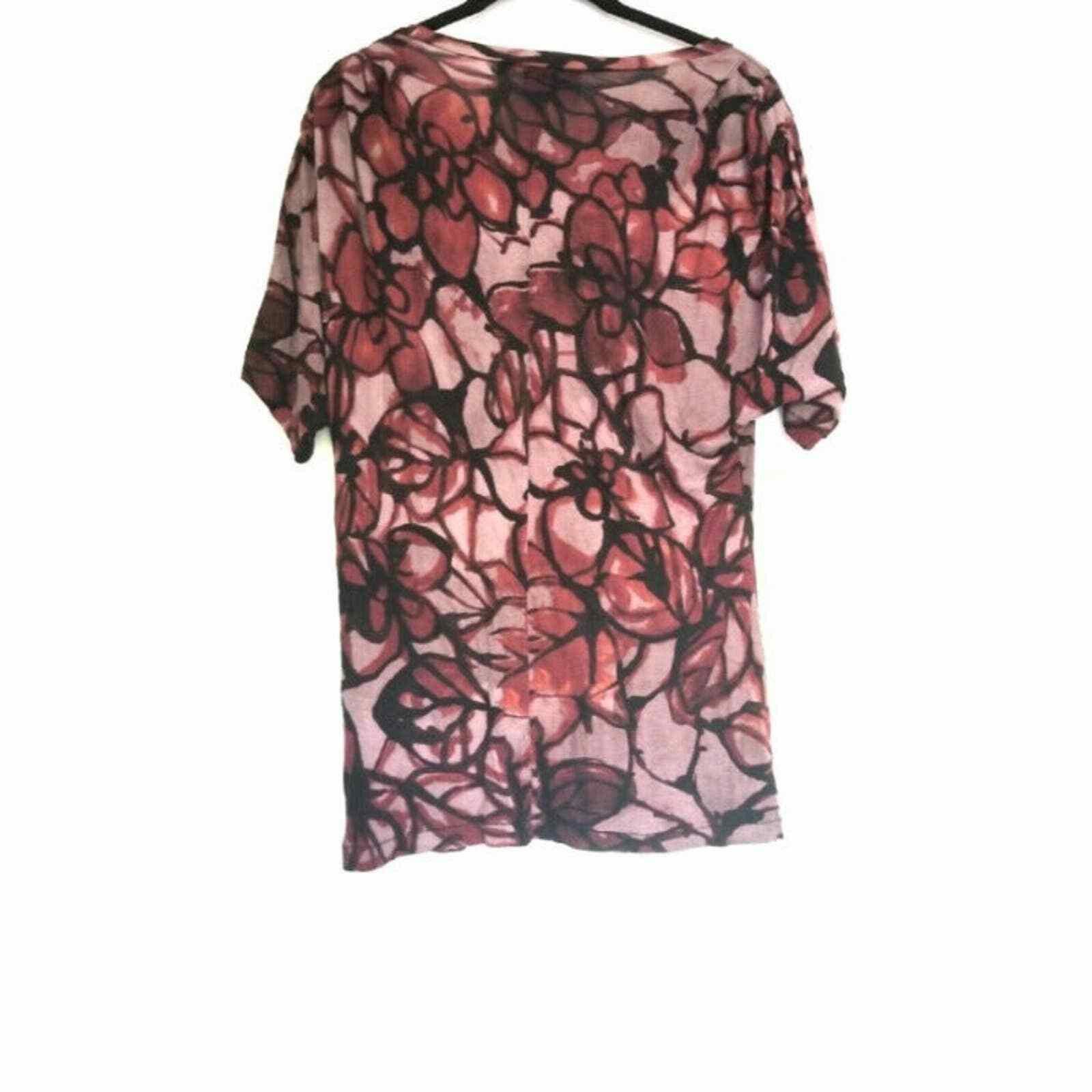 Other Simply Vera Wang XS Blouse Maroon Burgandy Sequin Detailing Size XS / US 0-2 / IT 36-38 - 2 Thumbnail