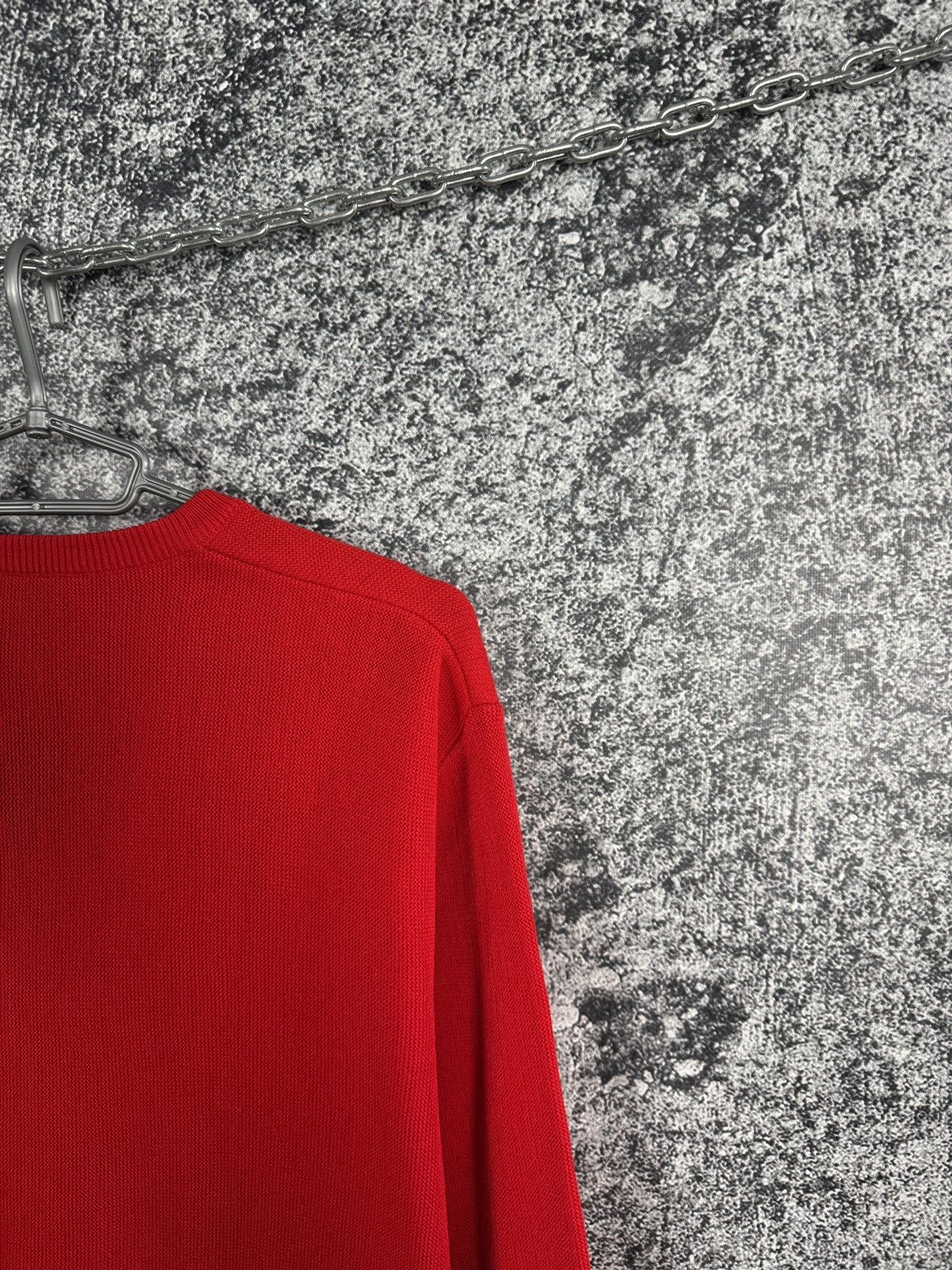 Lacoste Chemise Lacoste Vintage Red V-Neck Sweater Pullover Size 6 Size US XL / EU 56 / 4 - 11 Thumbnail