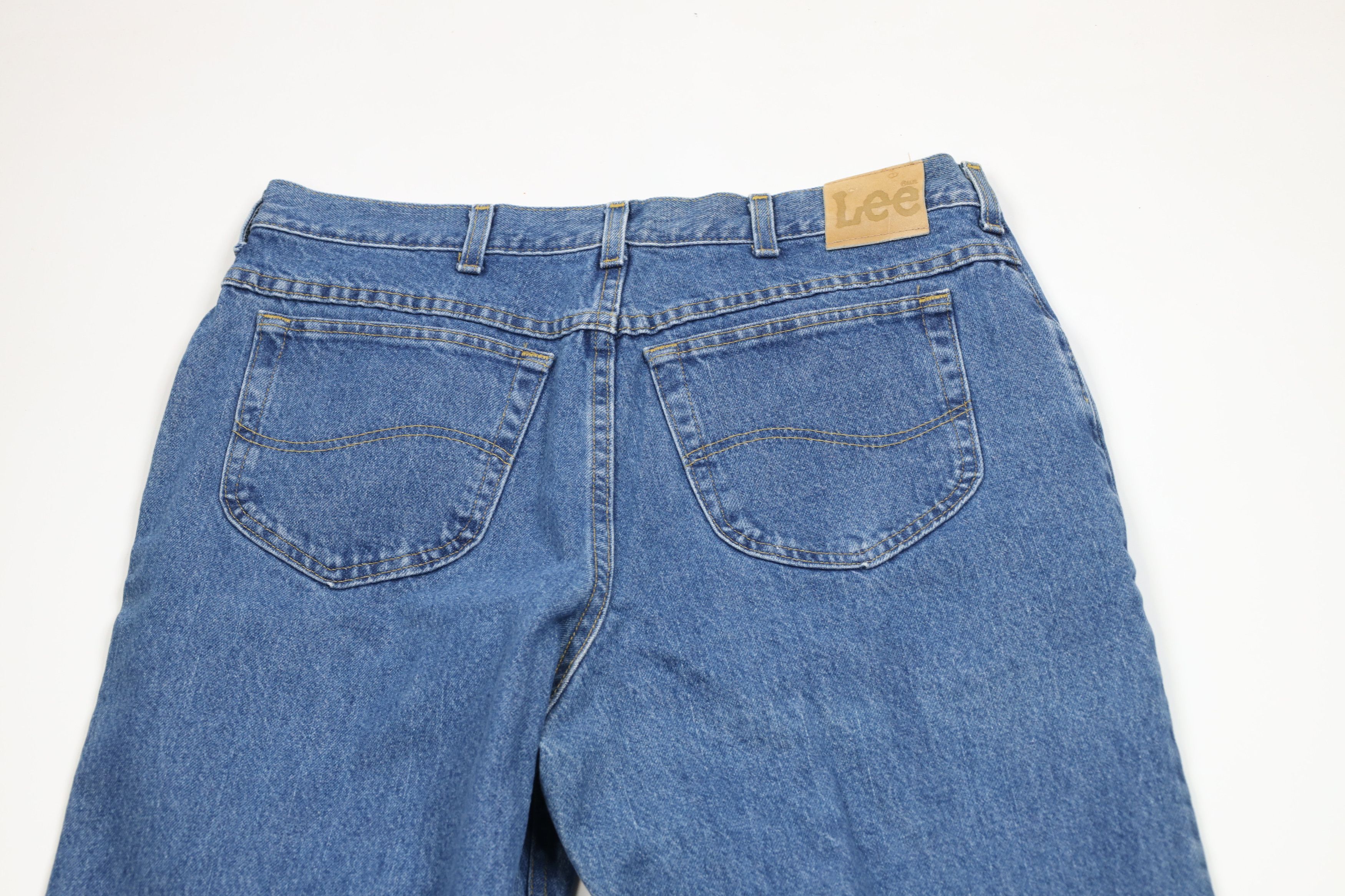 Lee Vintage 90s Lee Straight Leg Denim Jeans Blue Cotton Size US 38 / EU 54 - 10 Thumbnail
