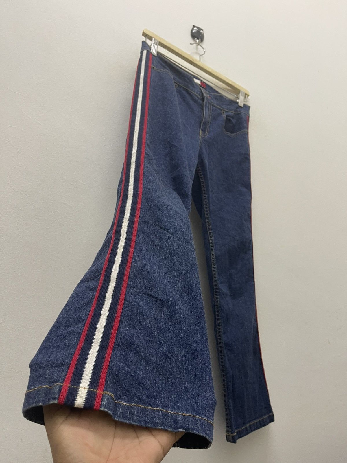 Tommy Jeans Rare Vintage TOMMY JEANS Side Taped Size 28" / US 6 / IT 42 - 2 Thumbnail