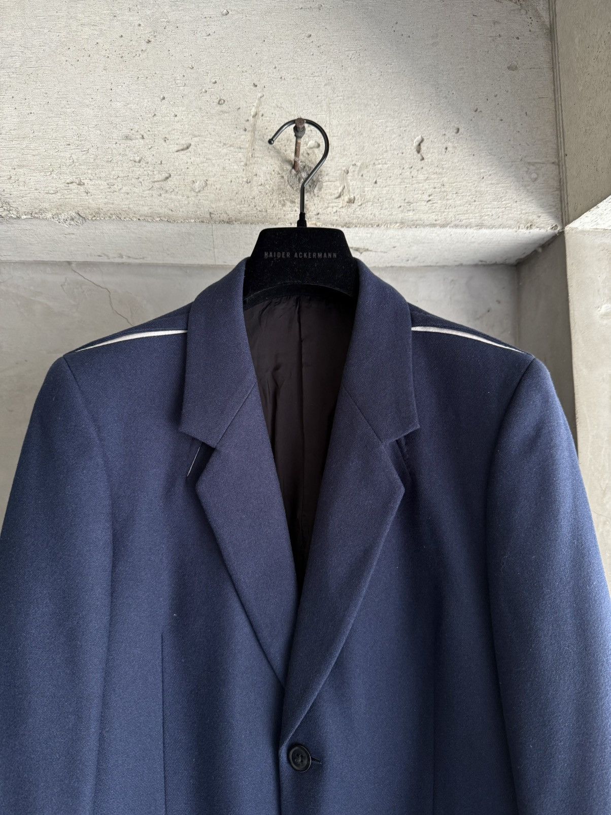 Paul Smith PAUL SMITH Archive Dark Navy Wool Tailored Jacket Size 46S - 3 Thumbnail