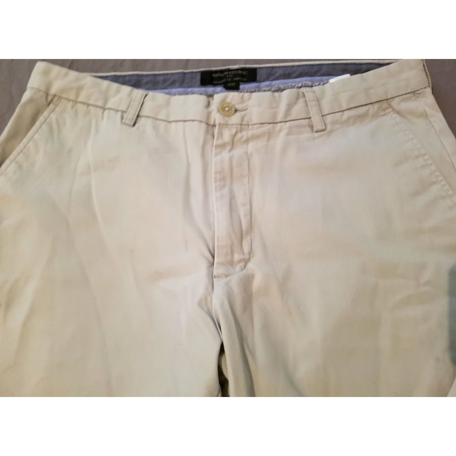 Banana Republic Banana Republic Pants Chino Men's 36x34 Beige Cotton Slacks Trousers 36x32 Regular Inseam 34 Size US 36 / EU 52 - 4 Thumbnail