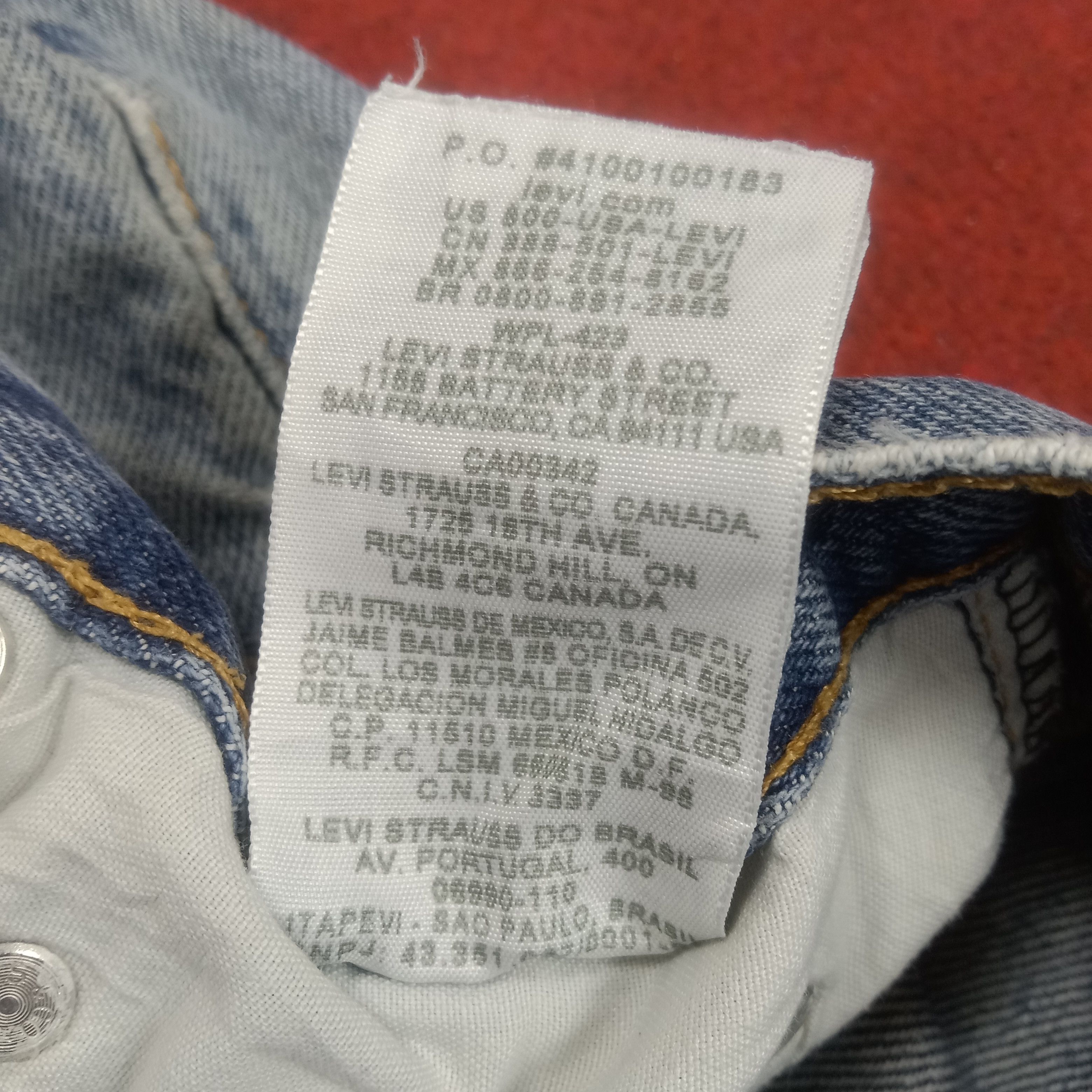 Levi's × Vintage Levis Distressed Jeans Daily Streetwear Style Size US 33 - 14 Thumbnail