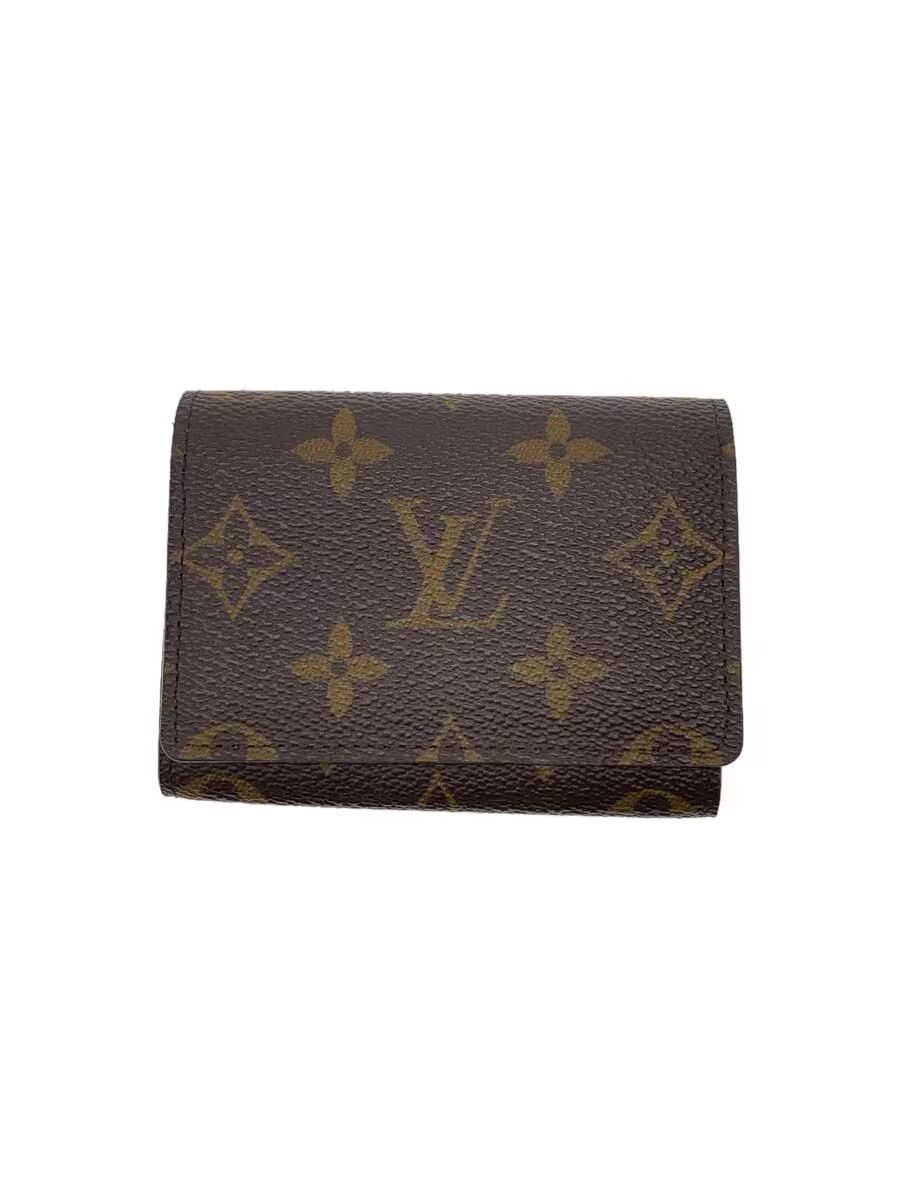 Louis Vuitton Louis Vuitton Monogram Canvas Envelope Carte de Visite Brown Size ONE SIZE - 1 Thumbnail