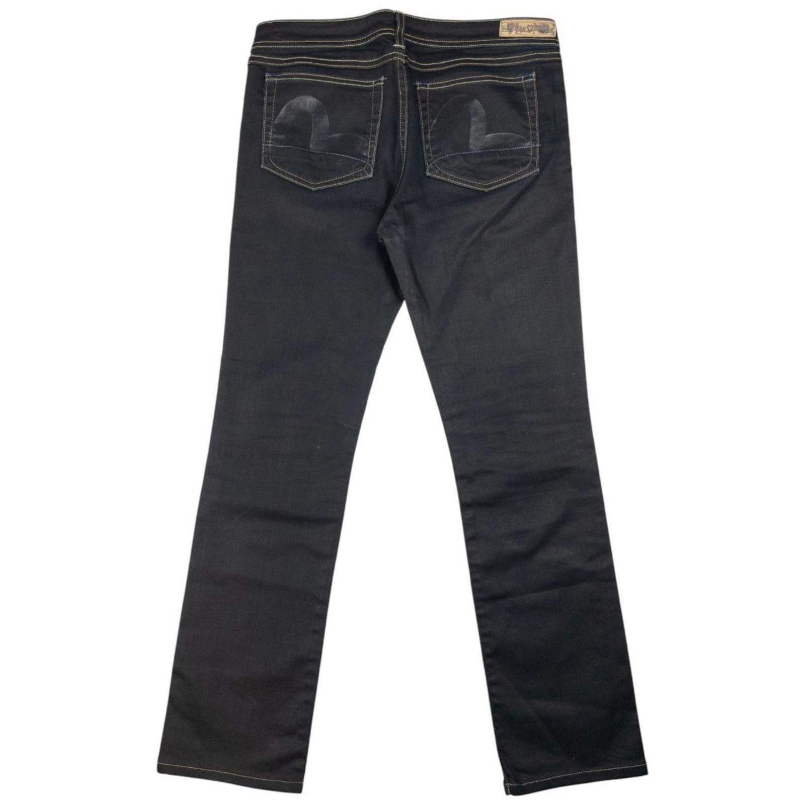 Puma Vintage Puma X Evisu Double Gull Japanese Denim Jeans W35 Size US 32 / EU 48 - 4 Thumbnail