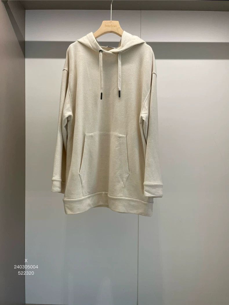 Brunello Cucinelli Brunello Cucinelli Beige Cashmere Hoodie M Size US M / EU 48-50 / 2 - 1 Thumbnail