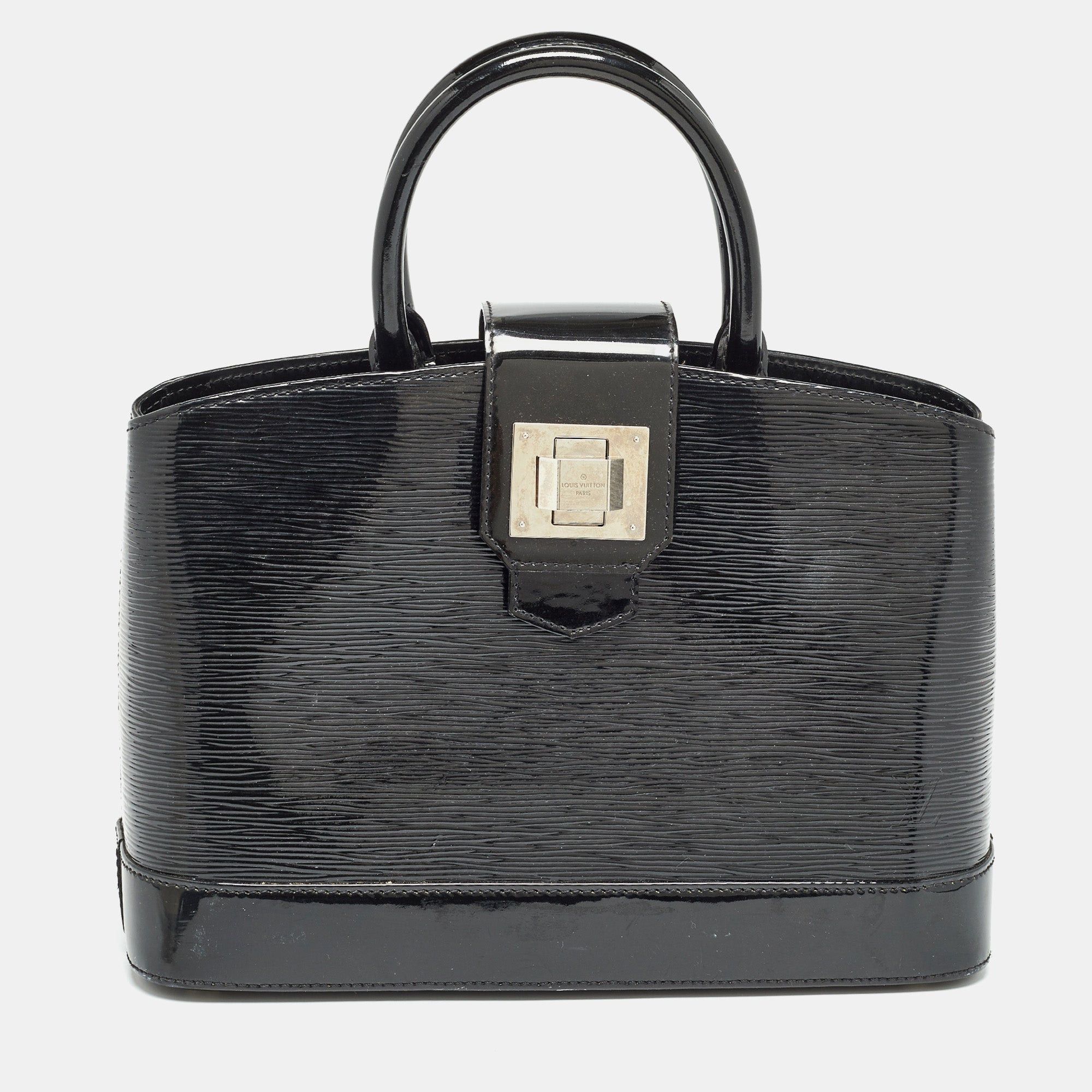 image of Louis Vuitton Black Electric Epi Leather Mirabeau Pm Bag, Women's