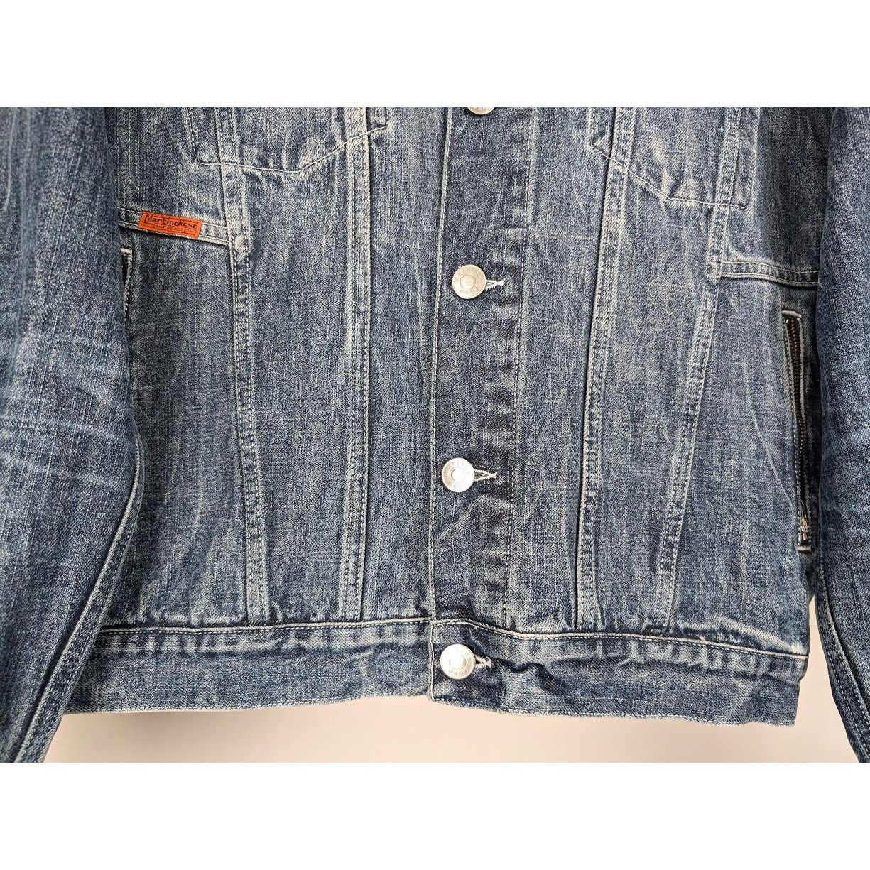 Martine Rose o1rshd1 Denim Jacket in Blue Size US L / EU 52-54 / 3 - 7 Thumbnail