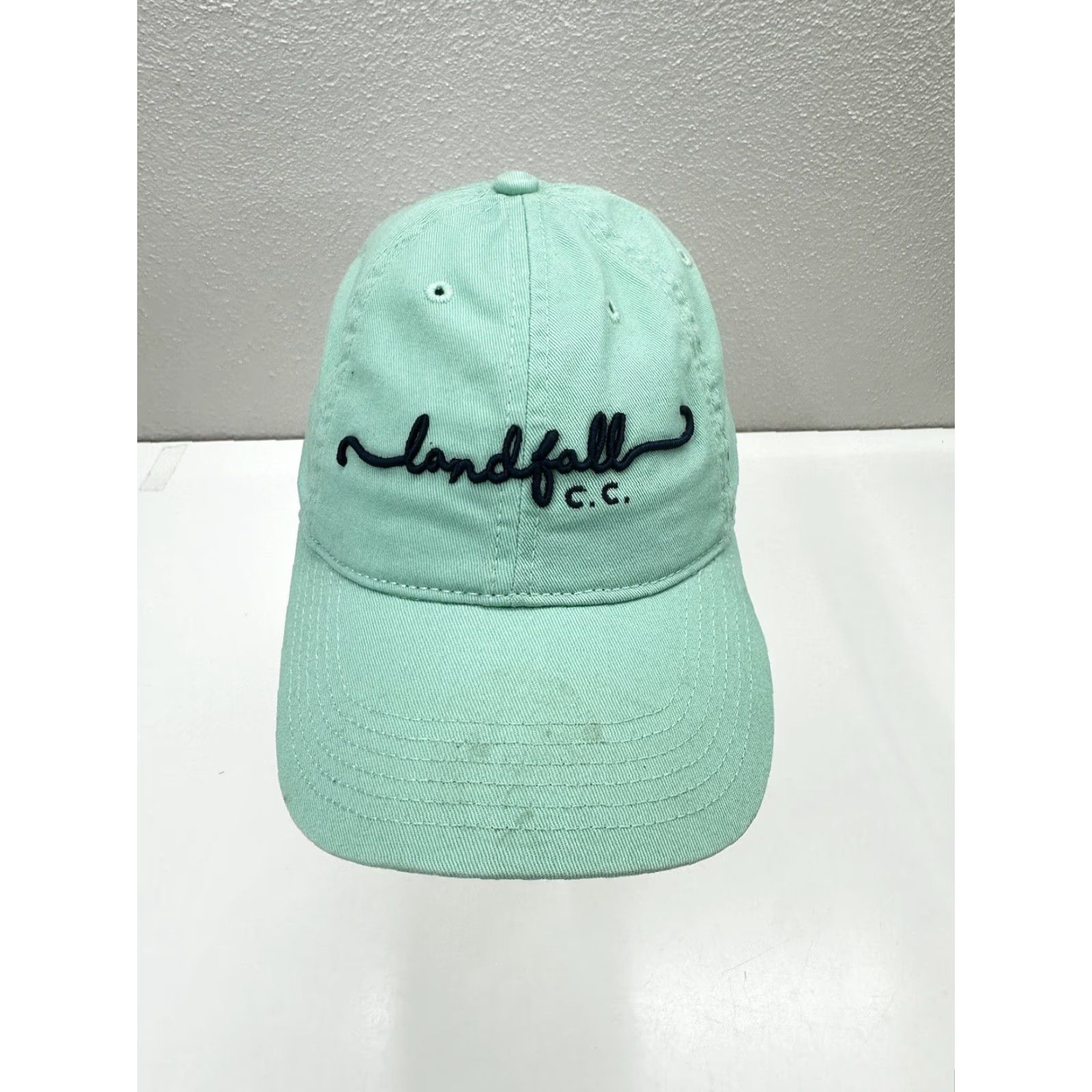 Our Legacy Legacy Hat Baseball Landfall Country Club NC Teal Embroidered Logo Adjustable Unisex Adults One Size Blue Cap Sports Outdoor casual Men Women Size ONE SIZE - 2 Thumbnail