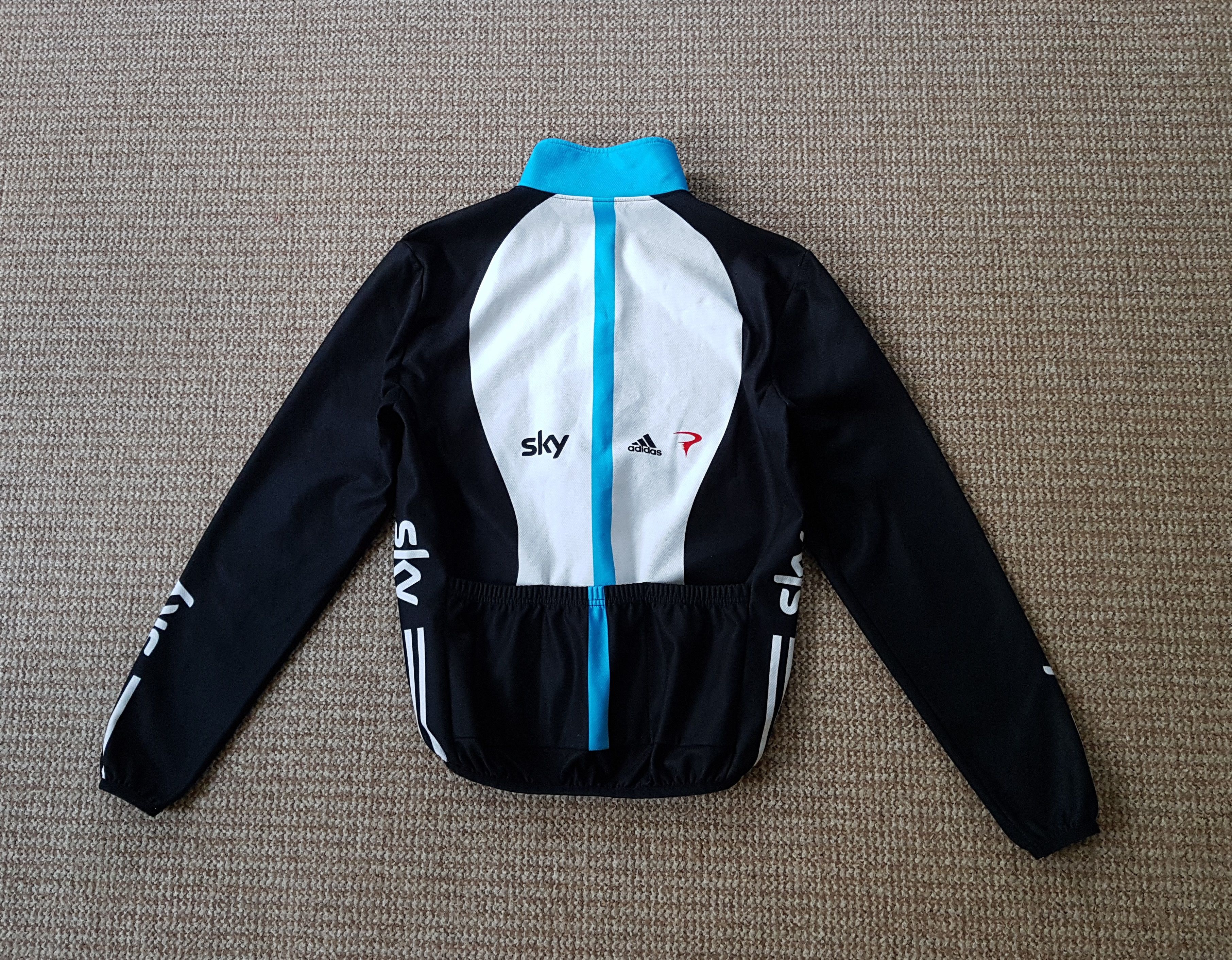 Adidas Adidas Team Sky Pinarello Full-Zip Cycling Jersey Jacket Size US XL / EU 56 / 4 - 2 Thumbnail