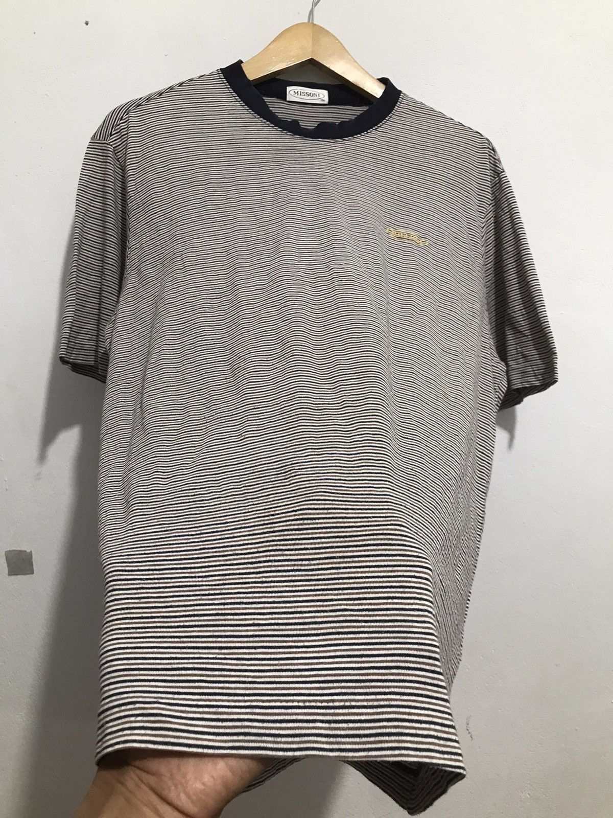 Missoni Missoni Stripe Logo tee Size US L / EU 52-54 / 3 - 2 Thumbnail