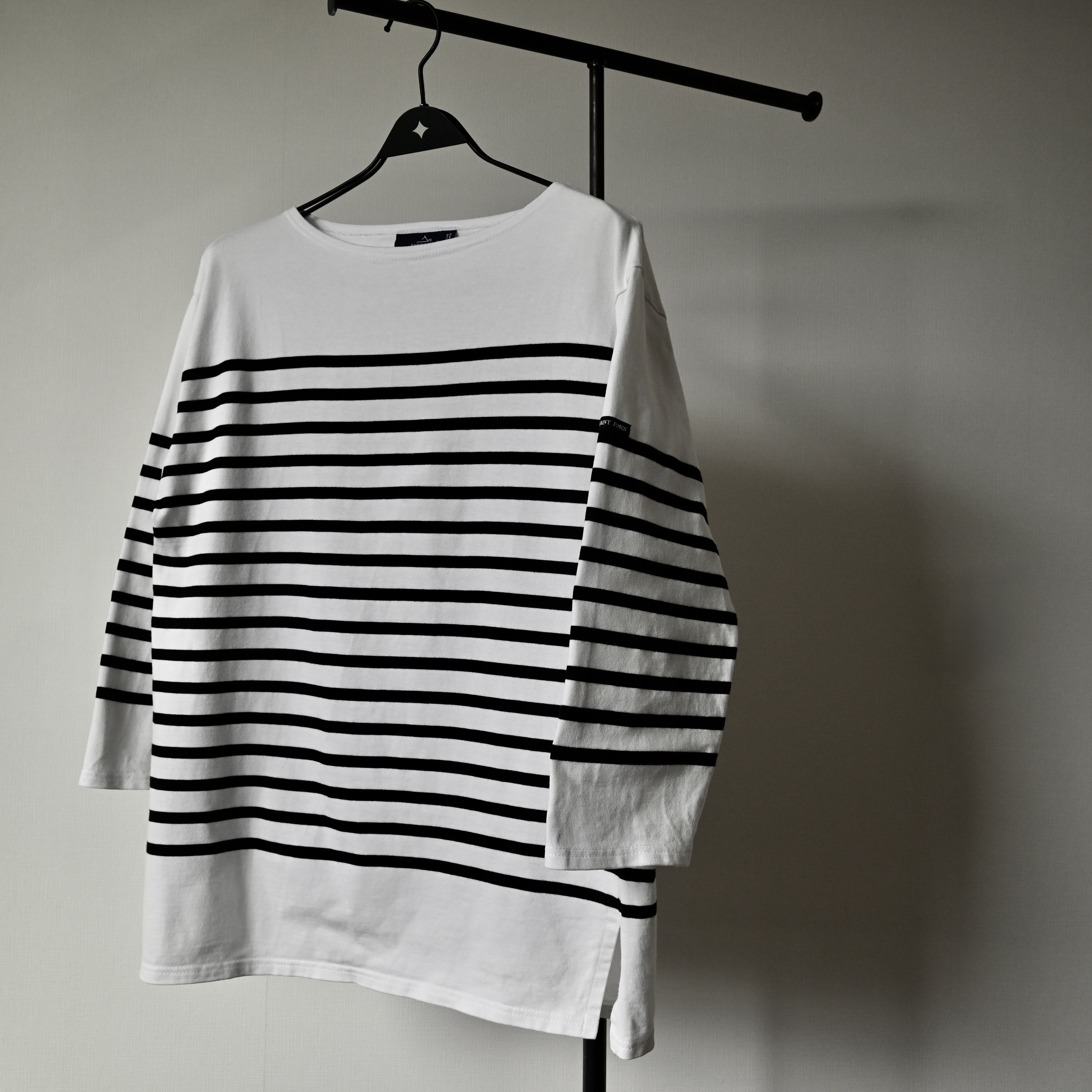Saint James SAINT JAMES "NAVAL" 3/4 sleeve authentic sailor shirt, 5/ML Size US M / EU 48-50 / 2 - 1 Thumbnail