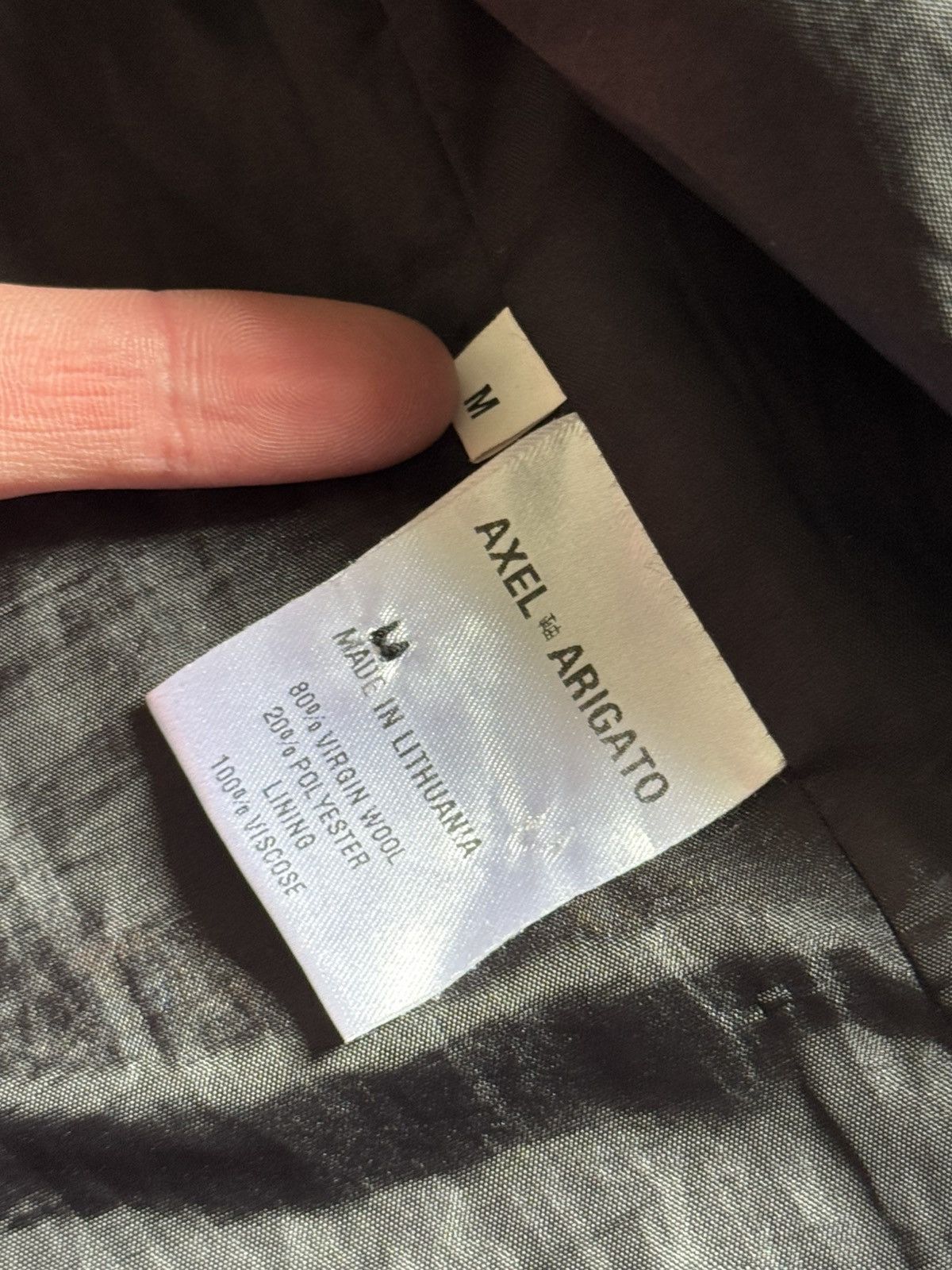 Axel Arigato × Designer Axel Arigato M button coat wool long jacket Japanese style Size US M / EU 48-50 / 2 - 14 Thumbnail