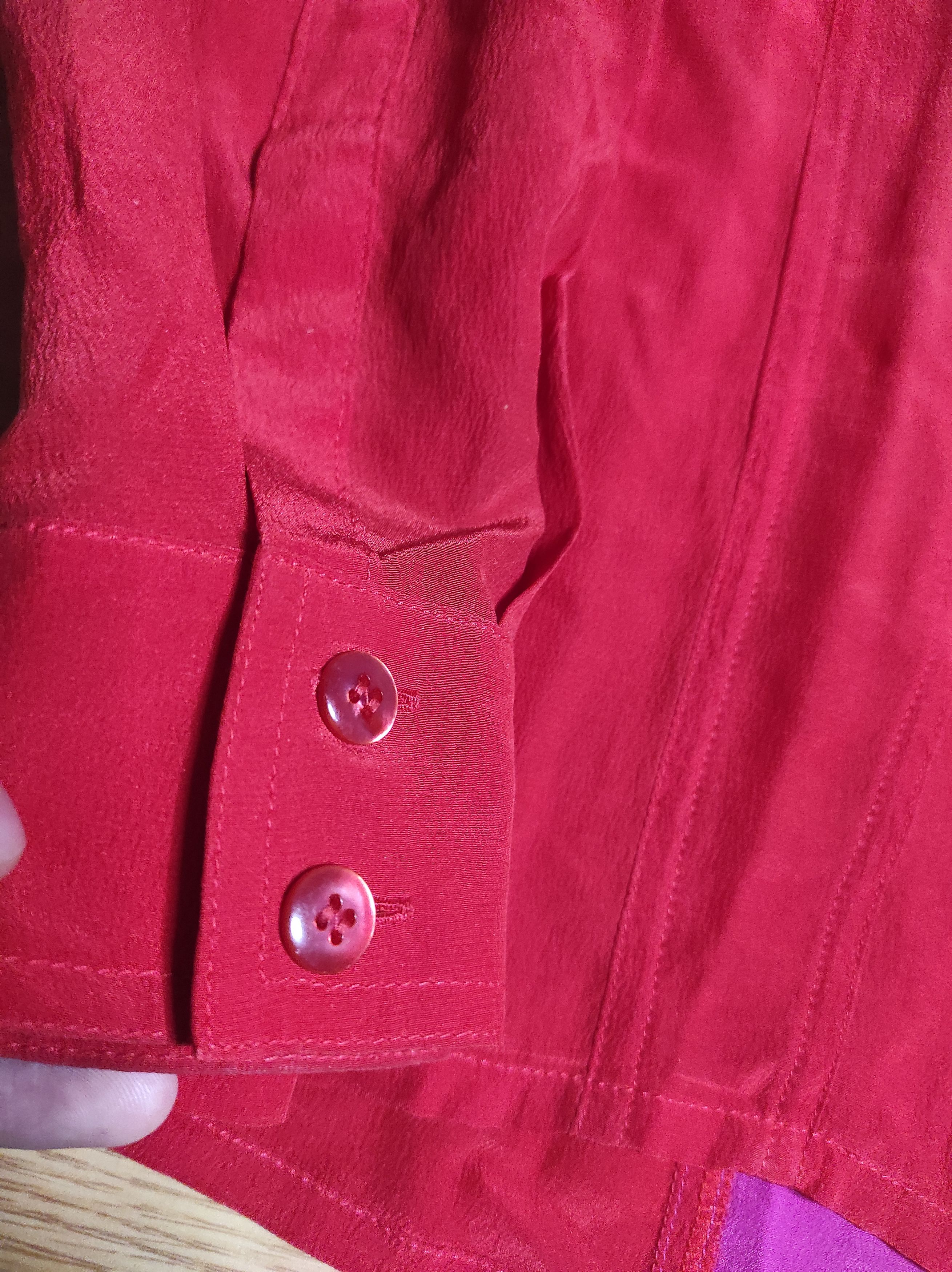 Escada × Japanese Brand **NEW Escada 100% Silk Shirt** Size M / US 6-8 / IT 42-44 - 4 Thumbnail