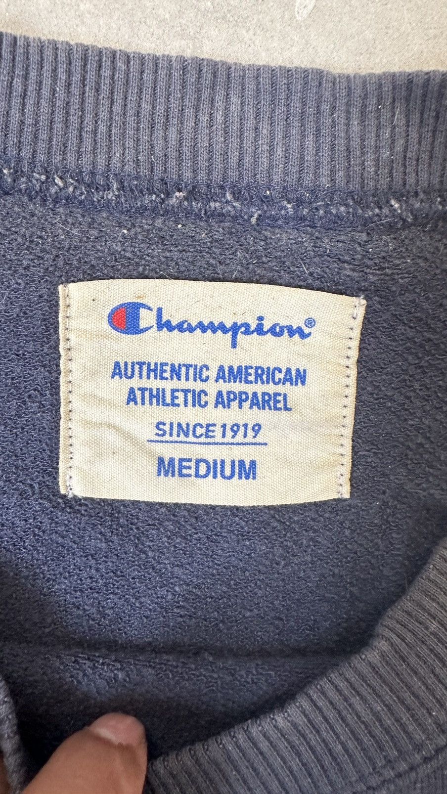 Champion VINTAGE CHAMPION SPELLOUT SWEATSHIRT Size US M / EU 48-50 / 2 - 6 Thumbnail