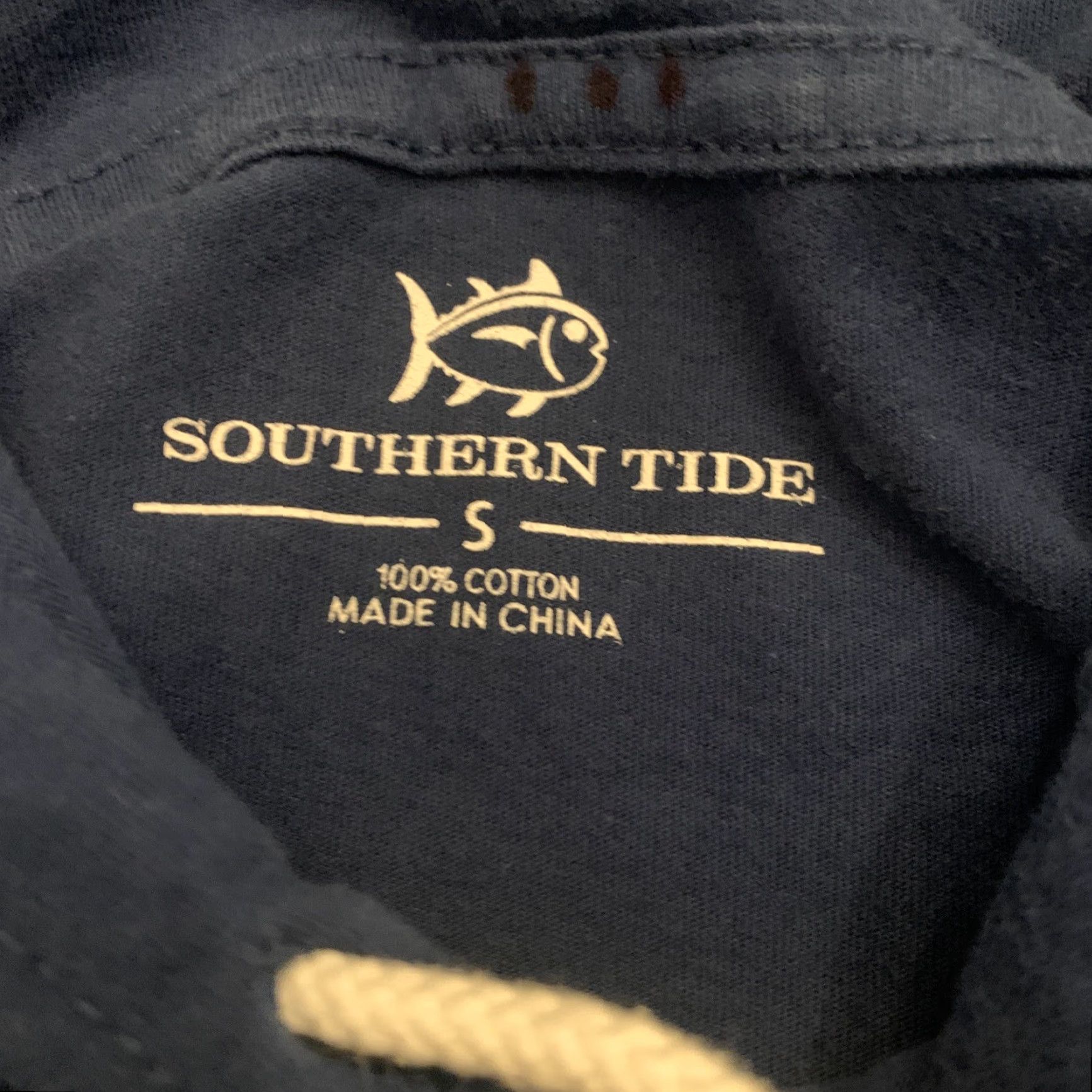 Southern Tide Southern Tide Hoodie Men's Size S Blue 100% Cotton Long Sleeve Drawstring Size US S / EU 44-46 / 1 - 5 Thumbnail