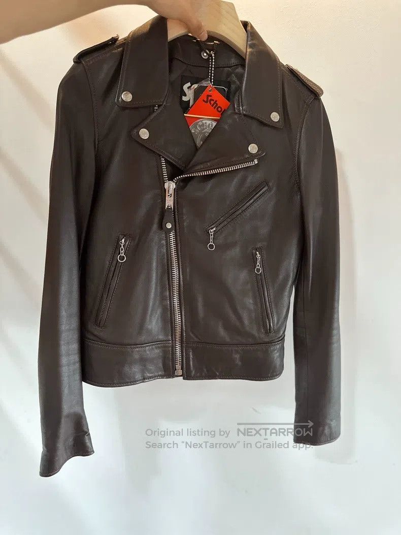 Schott Schott Motorcycle leather coat Size XS / US 0-2 / IT 36-38 - 1 Thumbnail