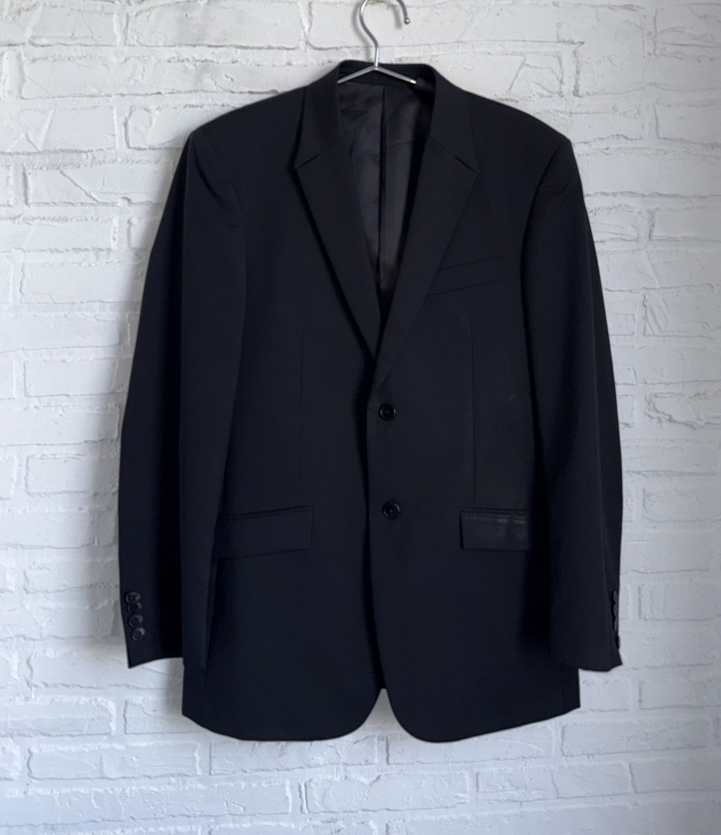 Thierry Mugler Vintage Archive Thierry Mugler Mugler Men Black Wool Blazer Size 50R - 1 Thumbnail