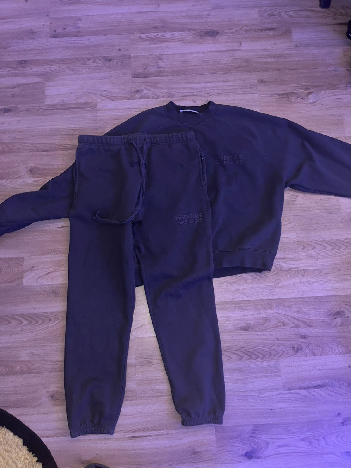 image of Brown Fear Of God Essentials Set, Men's (Size Large)
