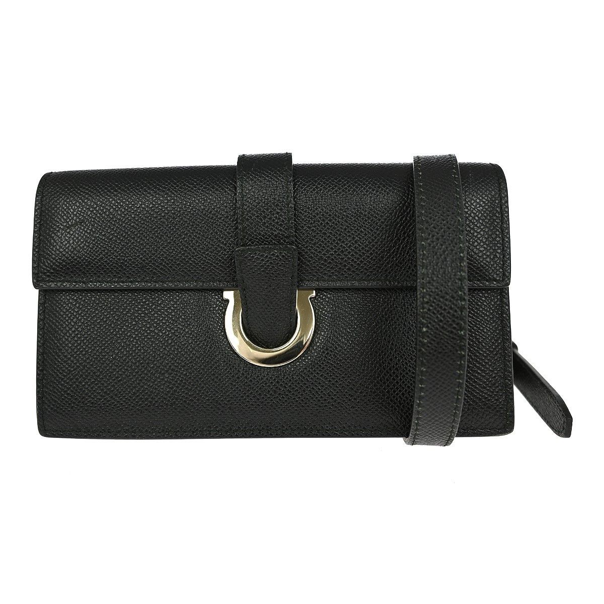 Salvatore Ferragamo Salvatore Ferragamo Gancini Shoulder Bag Leather Size ONE SIZE - 1 Thumbnail
