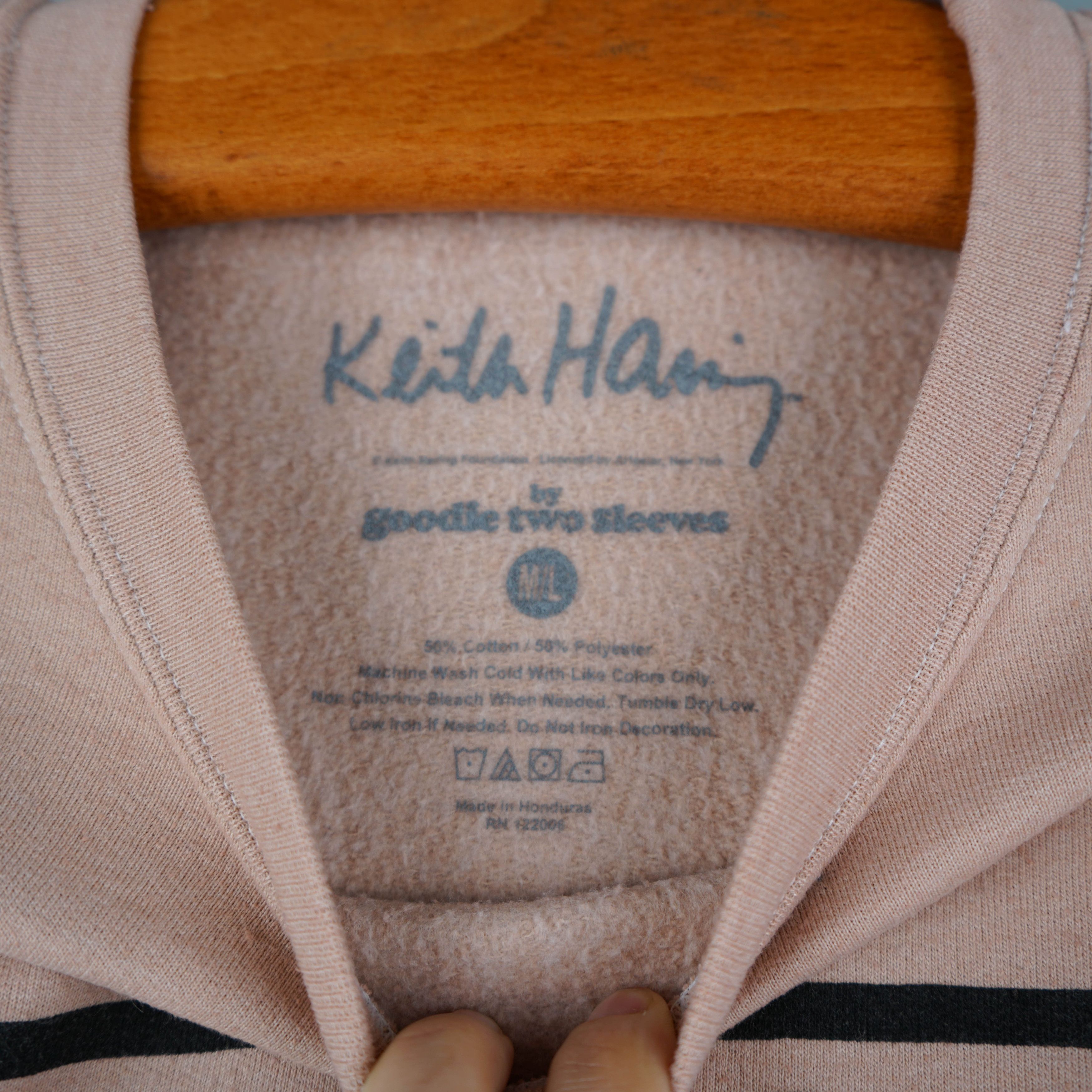 Keith Haring × Vintage Keith Haring Art Sweatshirt Size US L / EU 52-54 / 3 - 3 Thumbnail